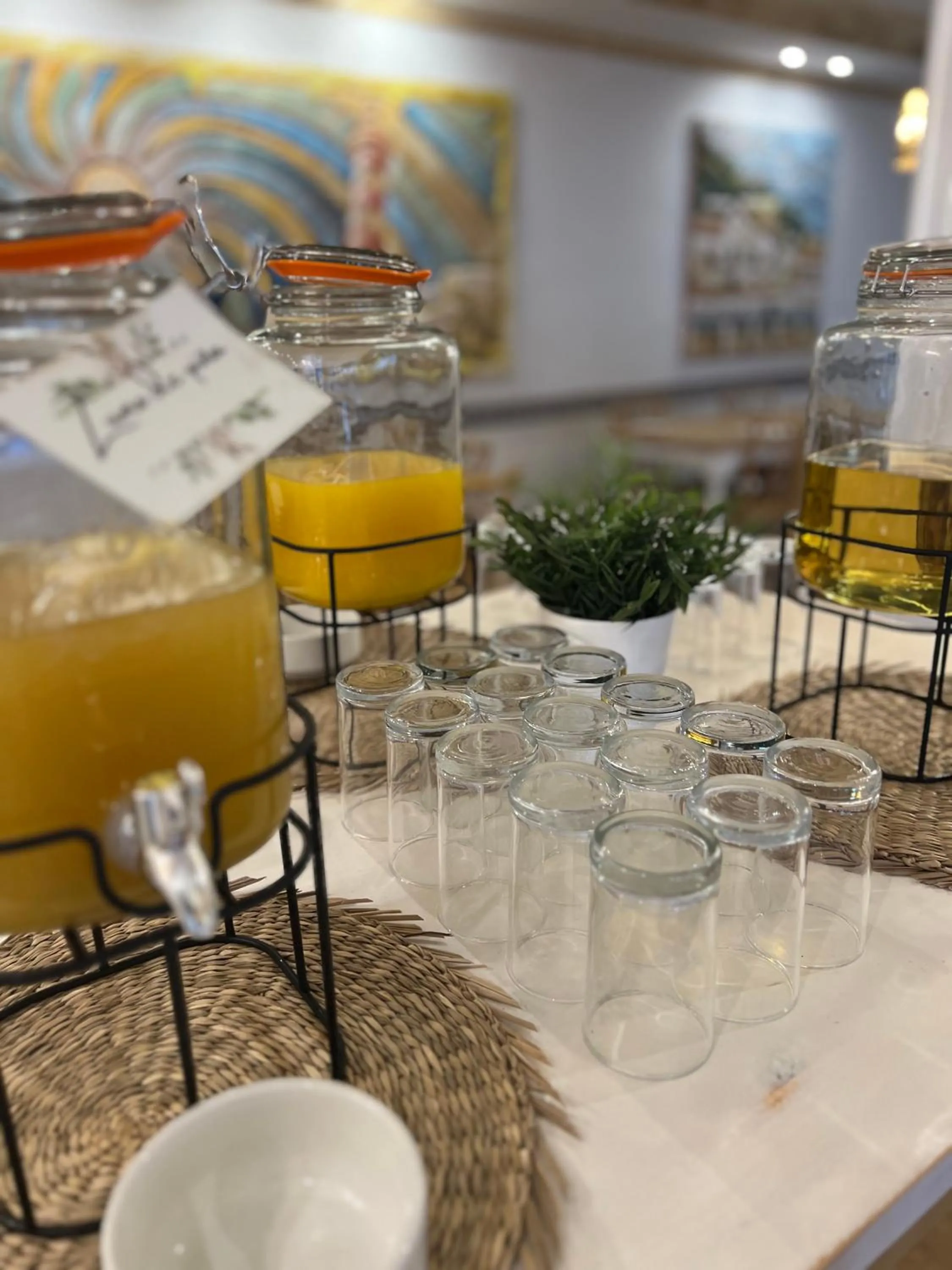 Continental breakfast in Hotel Villa Frigiliana