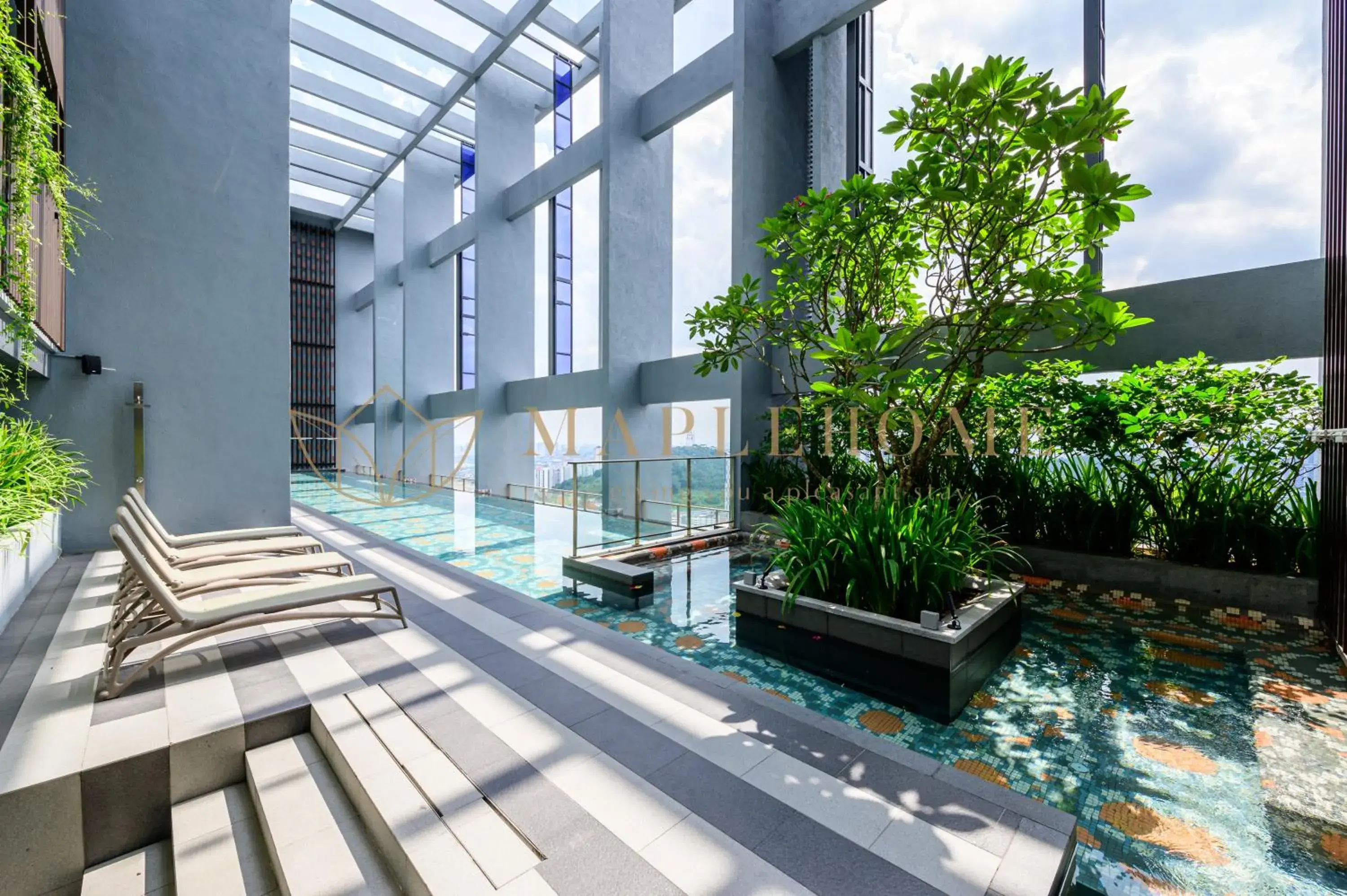 Swimming pool in Millerz Square Premier Suites Kuala Lumpur Swimming pool in Millerz Square Premier Suites Kuala Lumpur