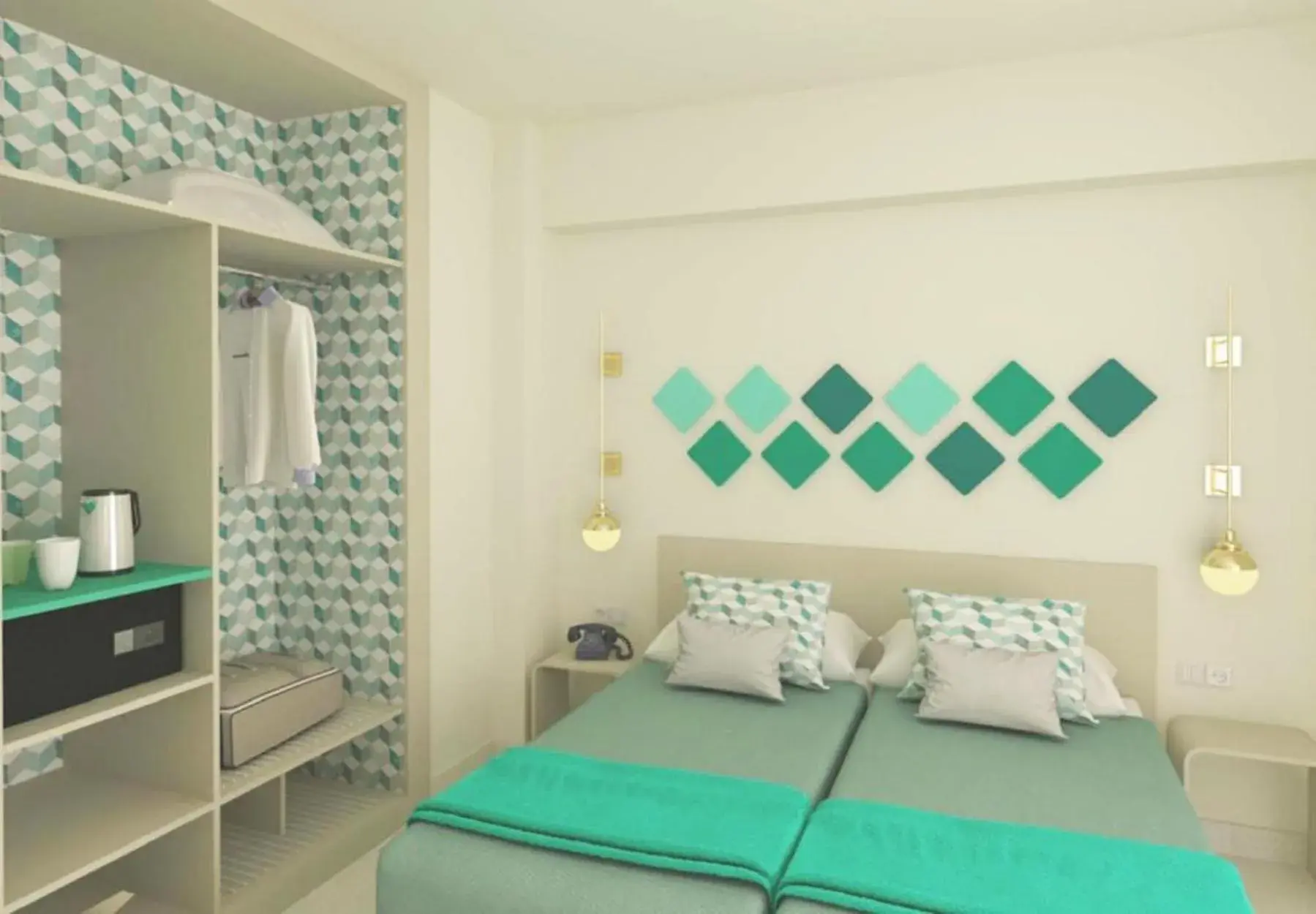 Large Double Room in Hotel Gala Placidia 3'''sup Large Double Room in Hotel Gala Placidia 3'''sup