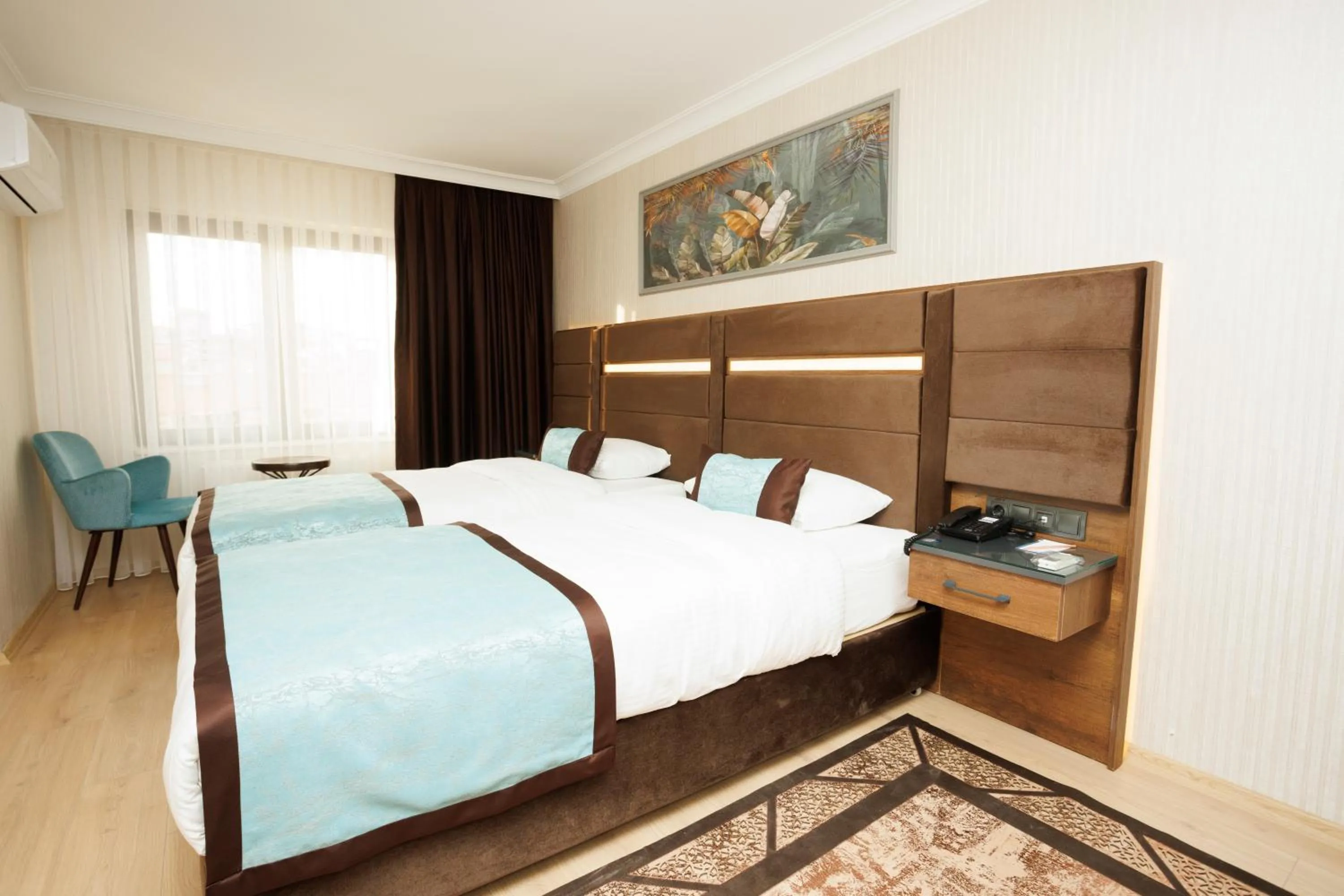 Bed in Anemon Kent Uşak Hotel