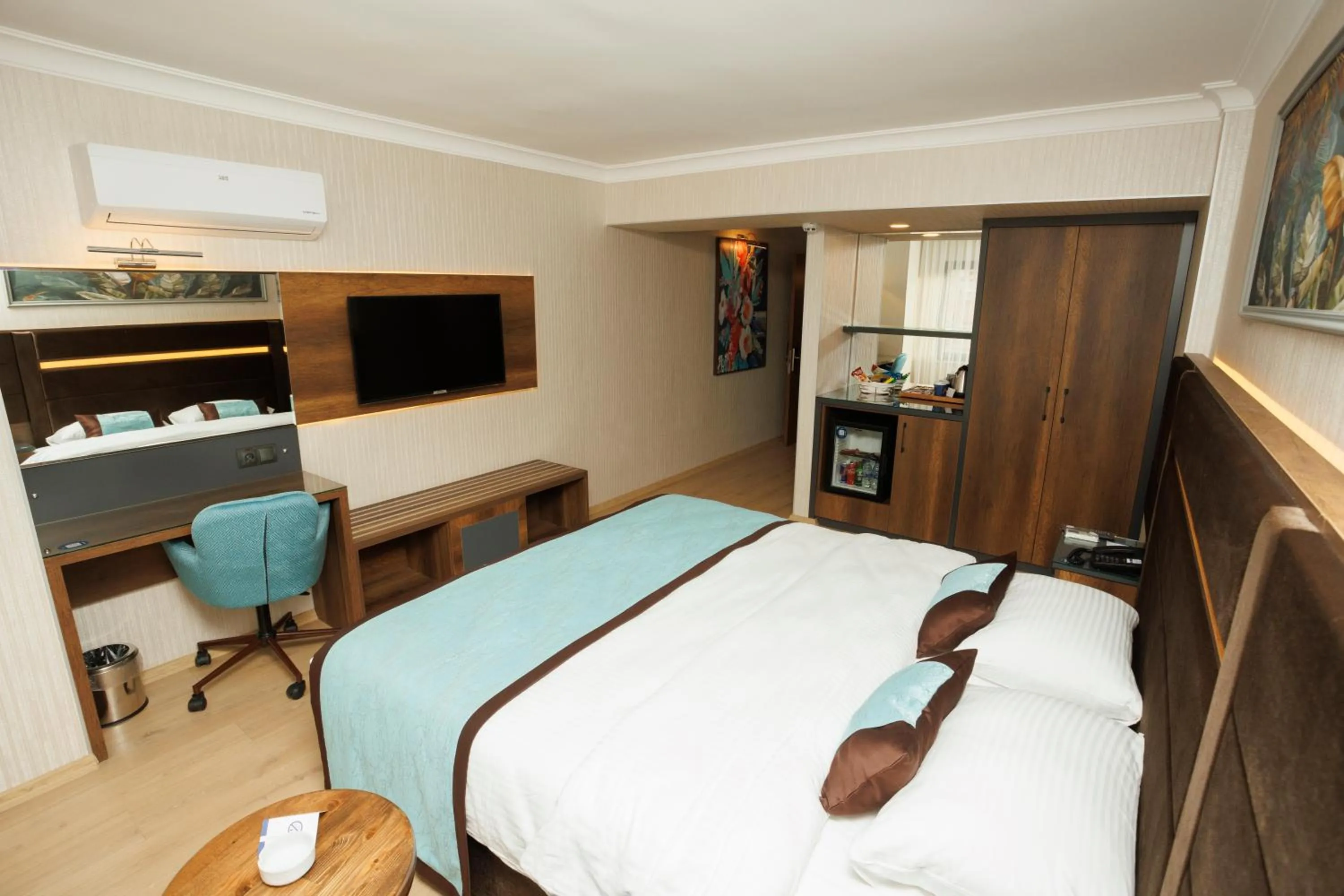 Bed in Anemon Kent Uşak Hotel