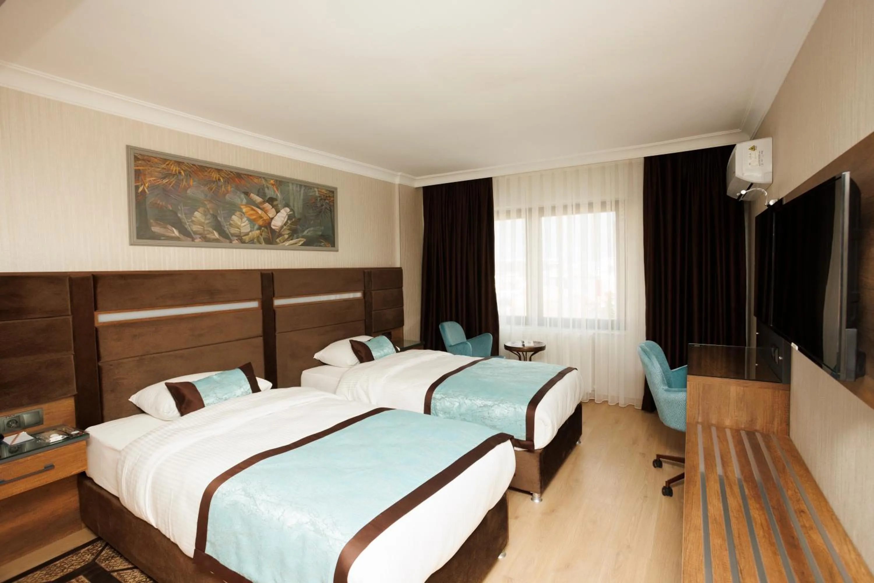 Bed in Anemon Kent Uşak Hotel