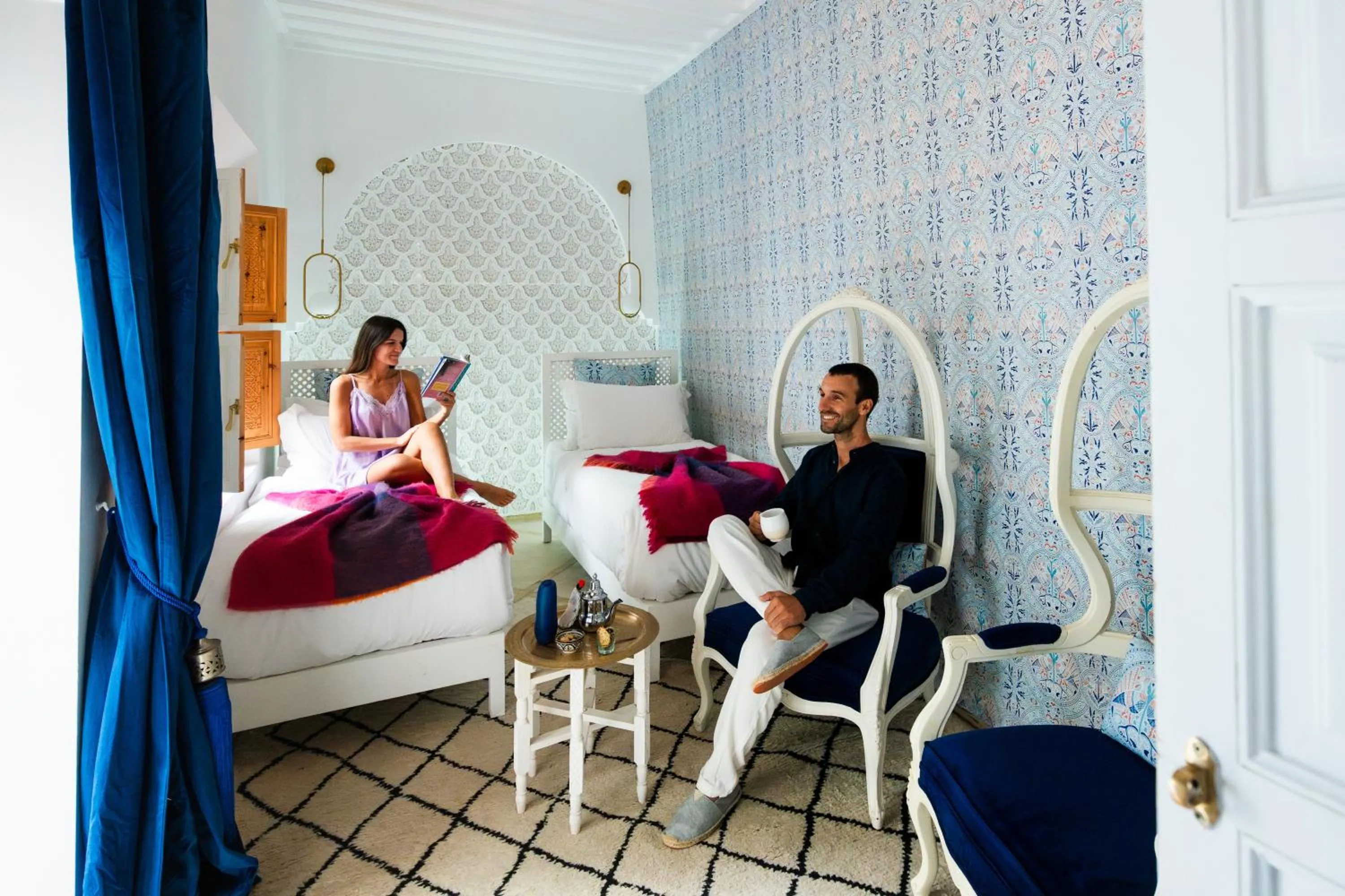 Bed in Riad Botanica