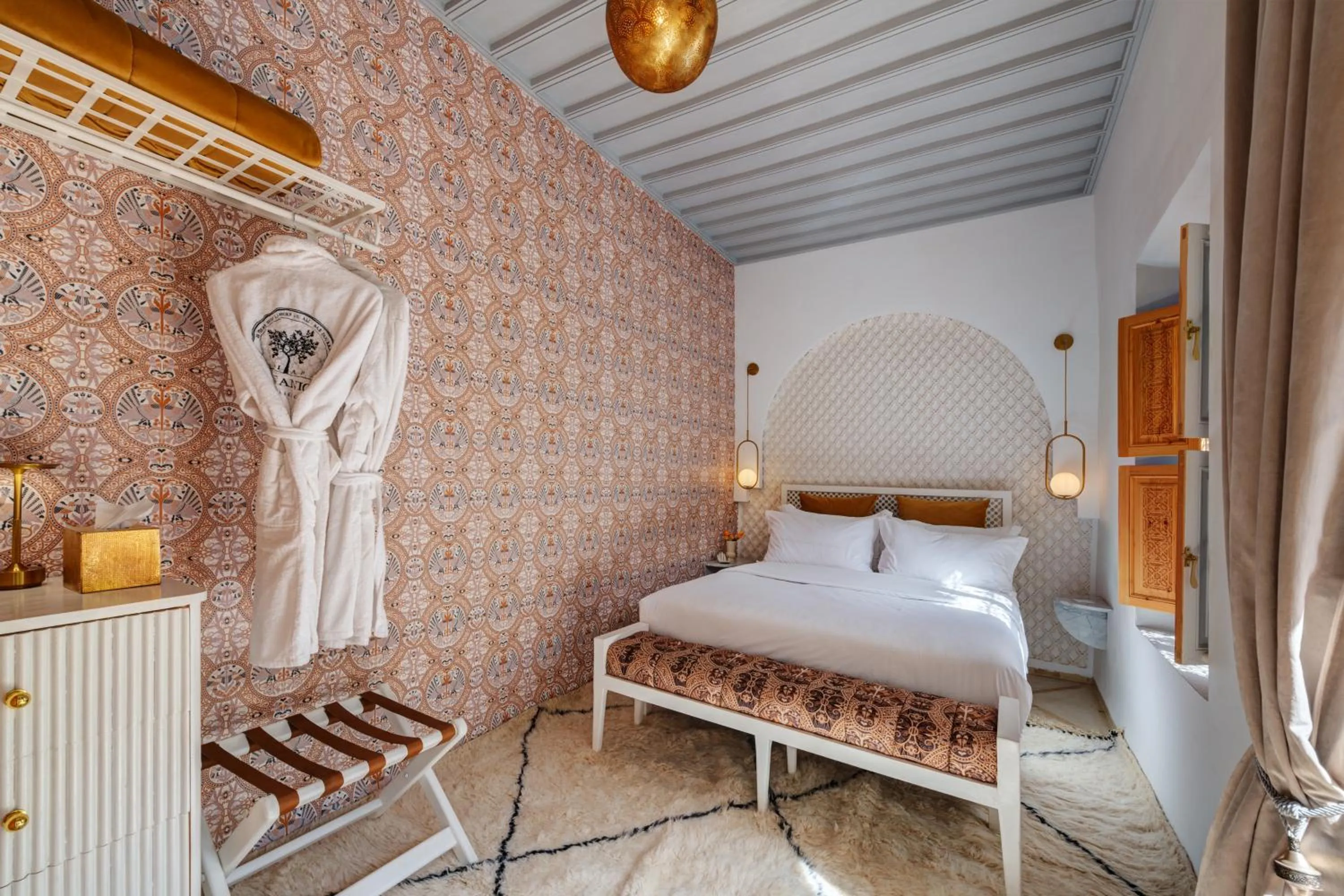 Photo of the whole room, Bed in Riad Botanica