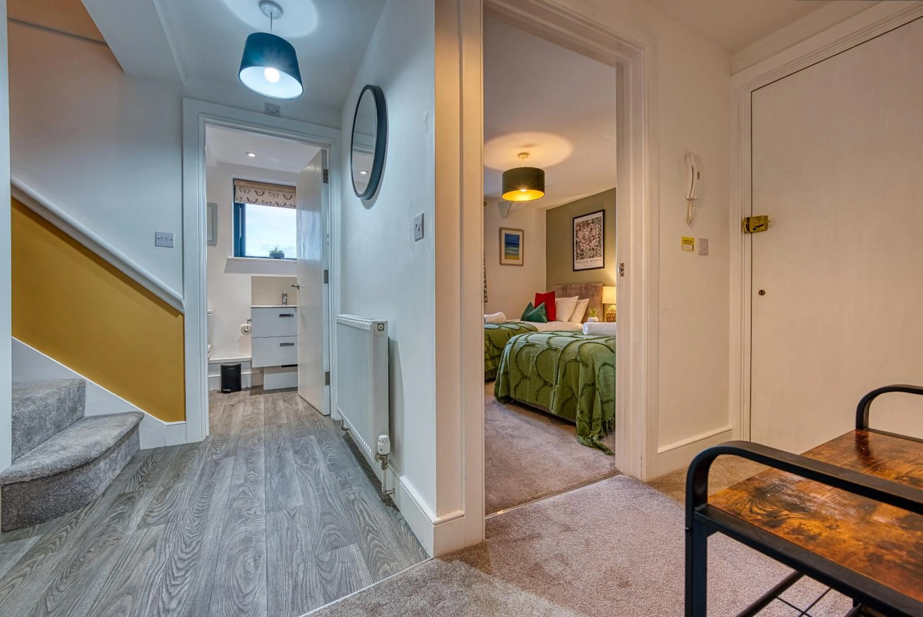 Bedroom, Bed in Ashcroft Loft by Home Stays Management - Stunning 3 Bedroom, 2 bathrooms, Charming central apartment featuring a balcony