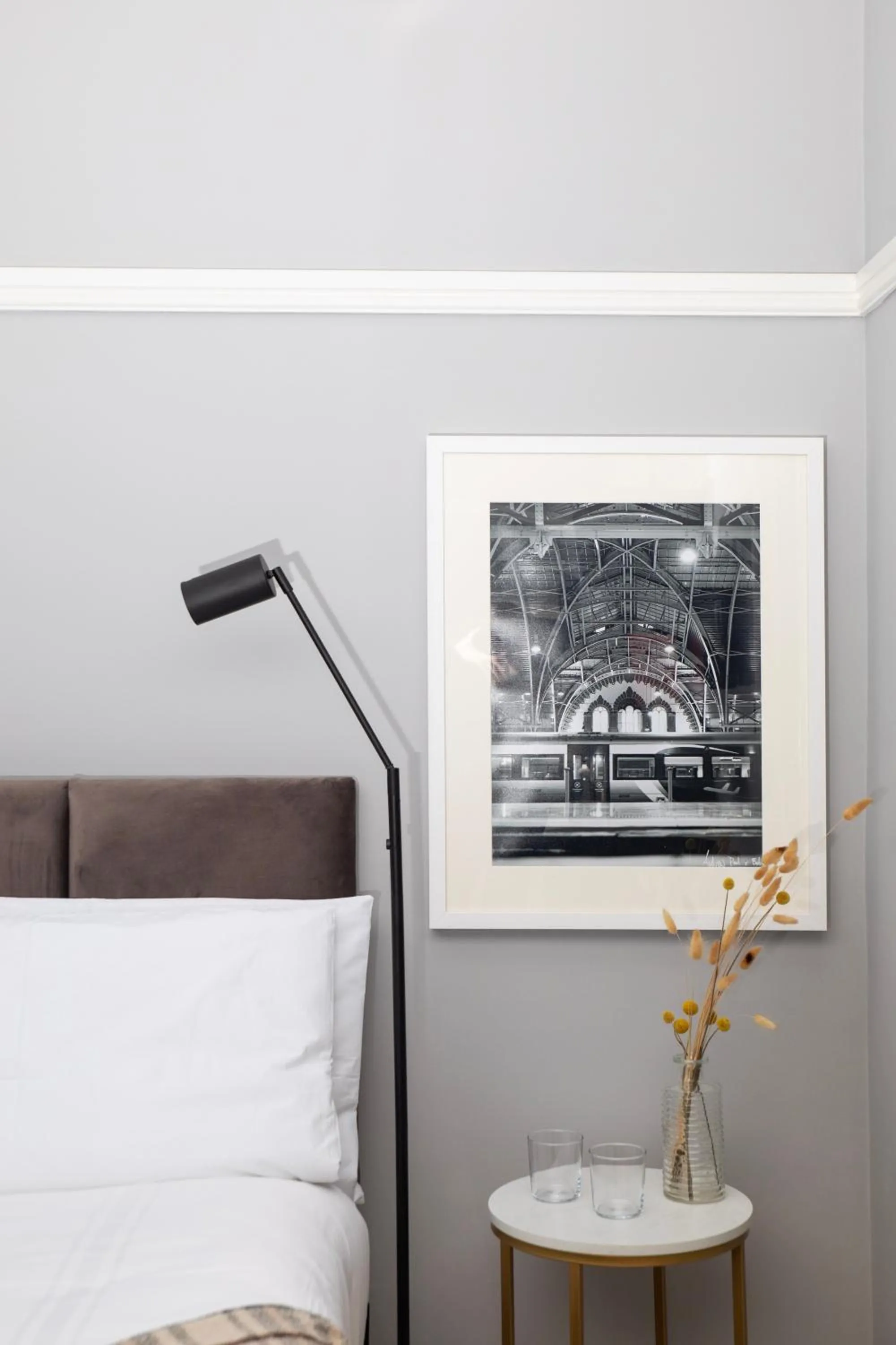 Decorative detail, Bed in Bob W London Hyde Park