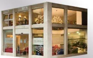 Facade/entrance in Hotel Arena