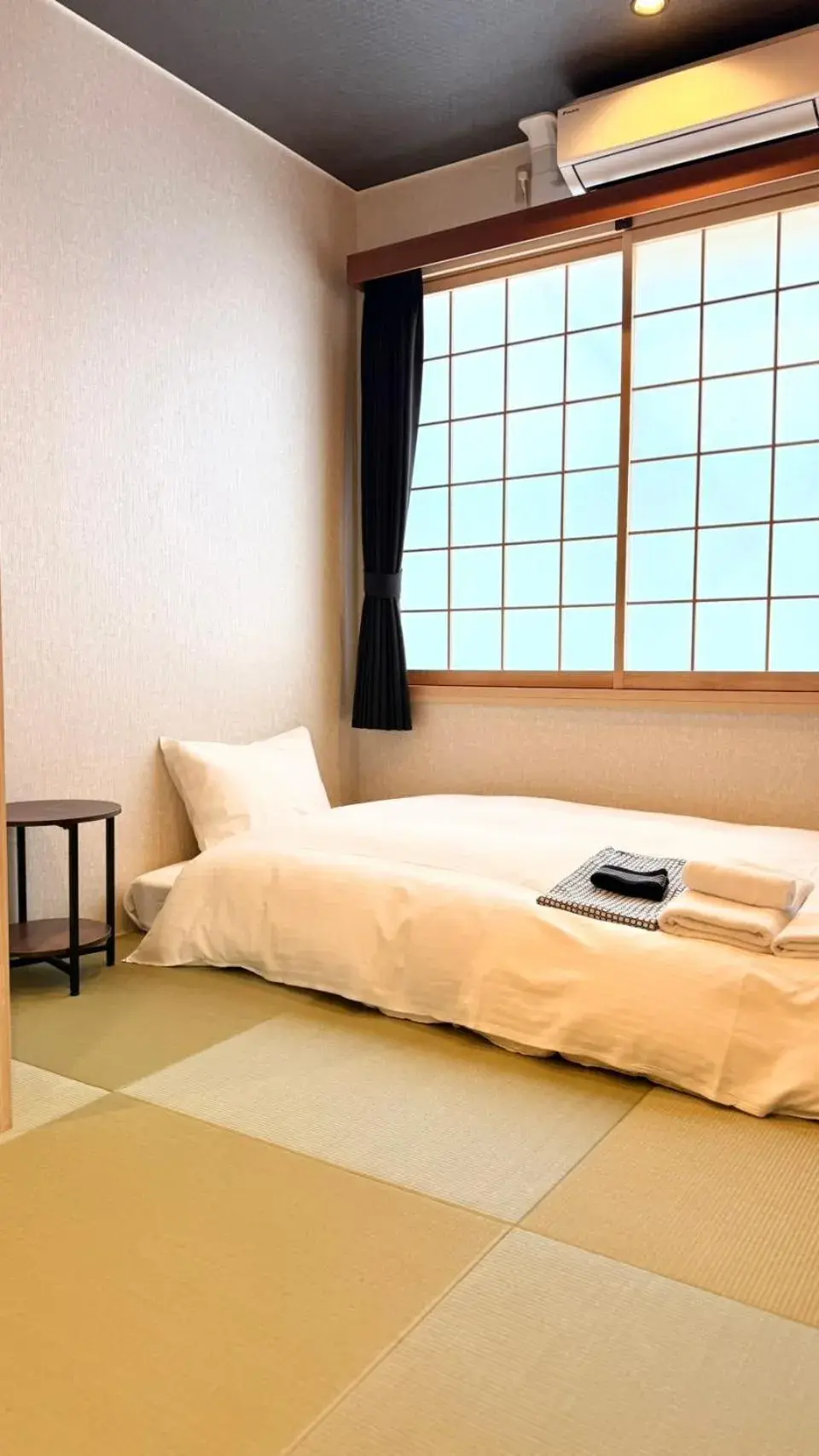 Bed in Nara Ryokan Bed in Nara Ryokan