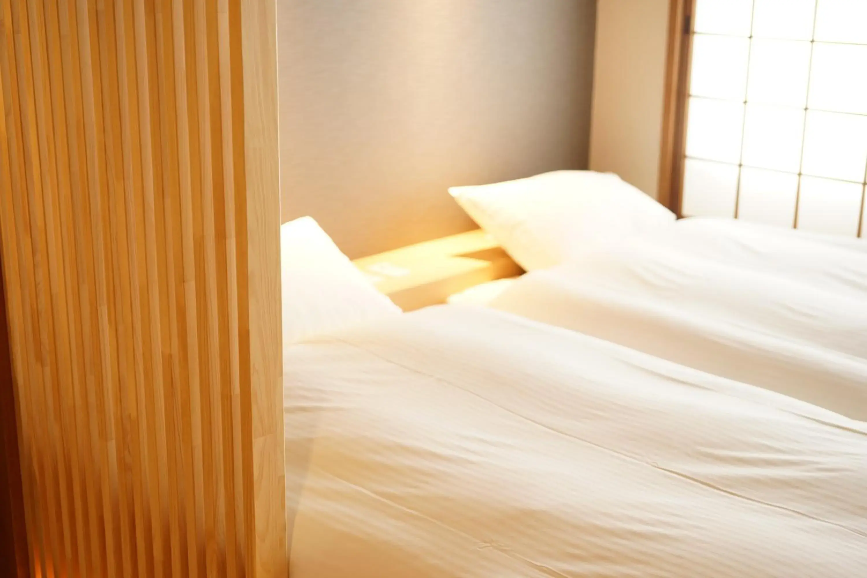 Bed in Nara Ryokan Bed in Nara Ryokan