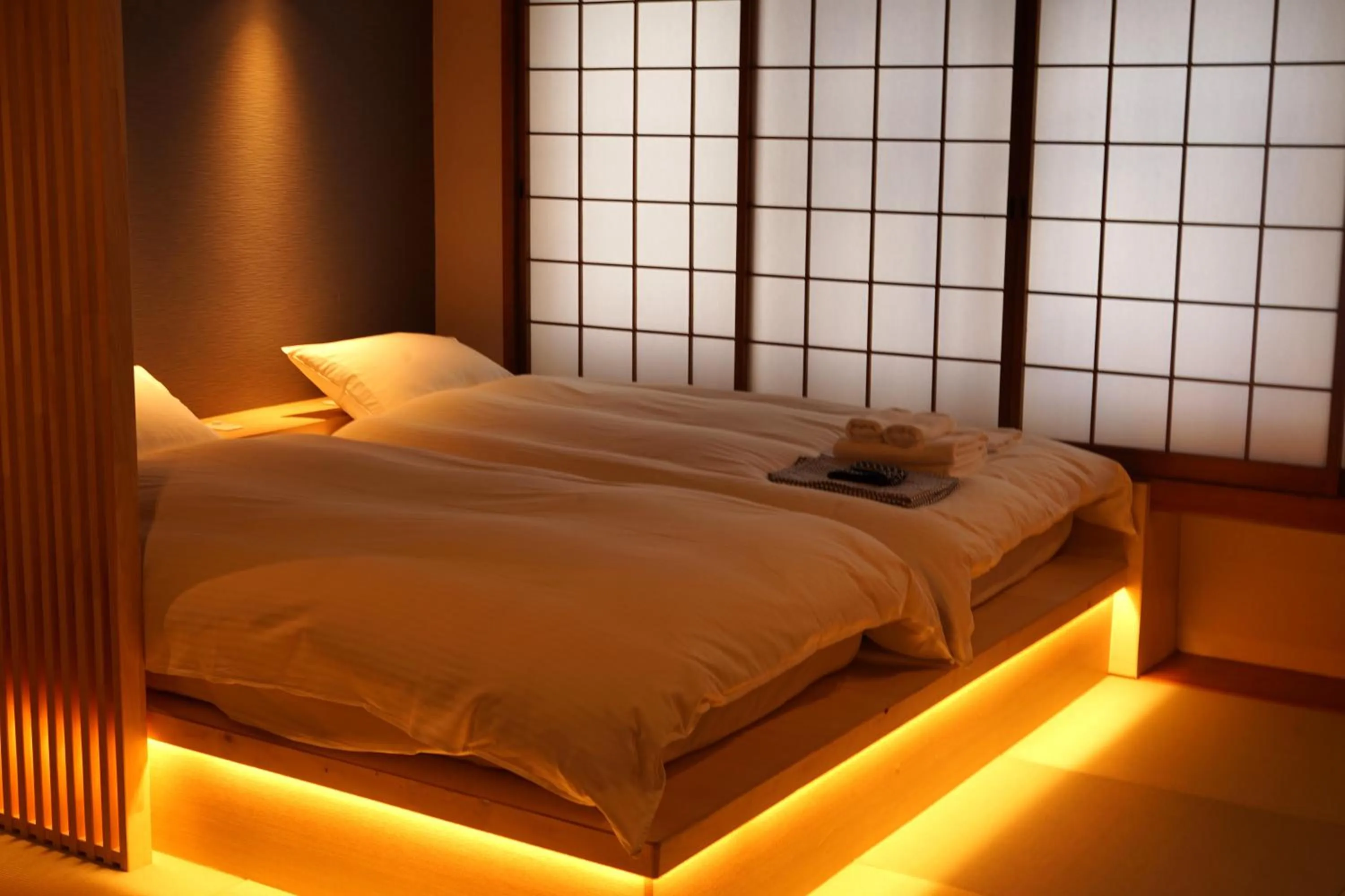 Bedroom, Bed in Nara Ryokan