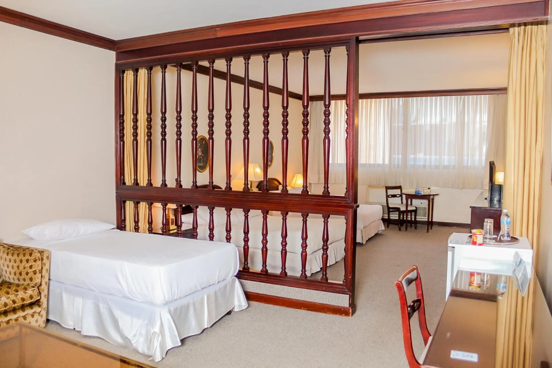 Bed in Nobile Suites Excelsior Asuncion