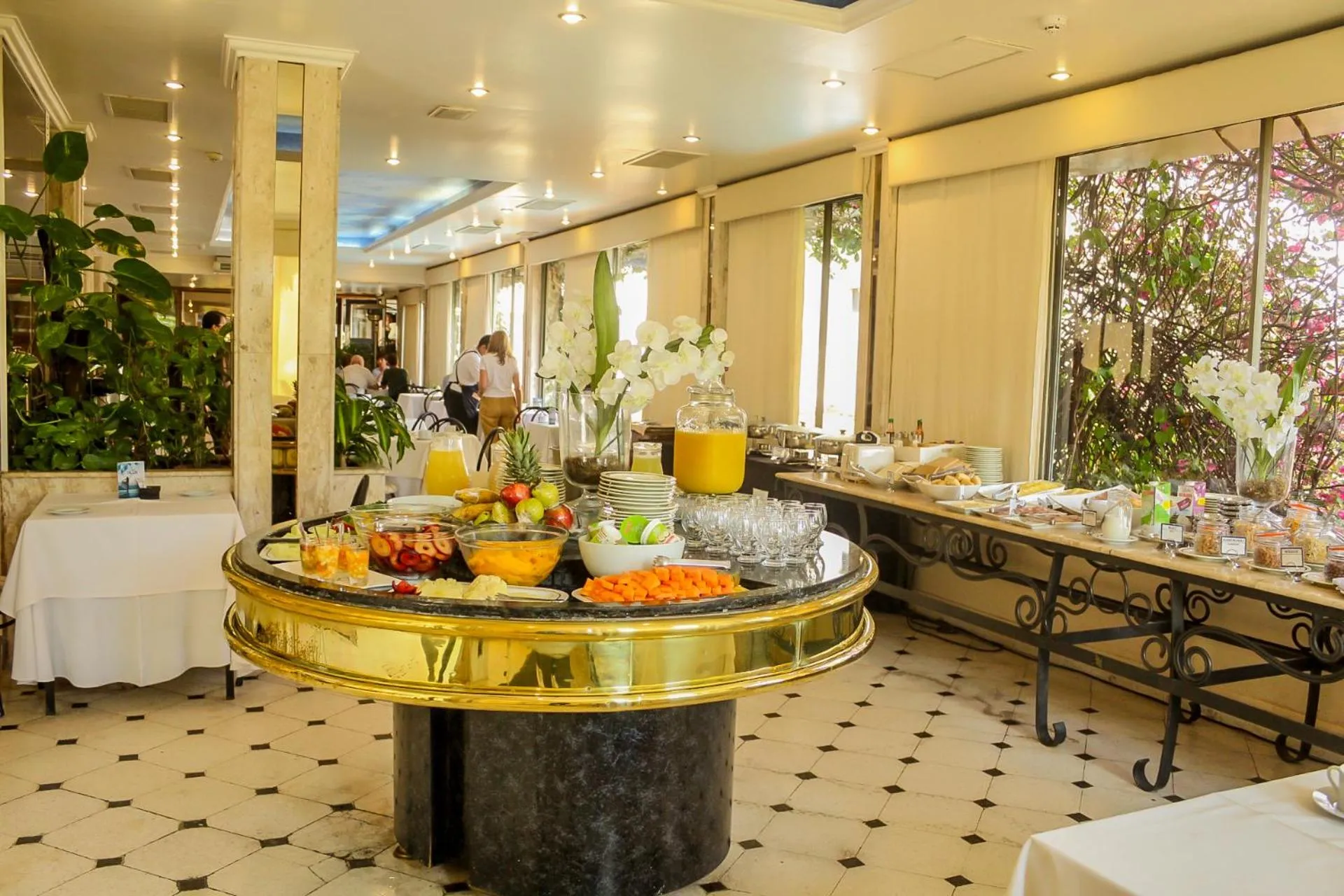 Buffet breakfast in Nobile Suites Excelsior Asuncion