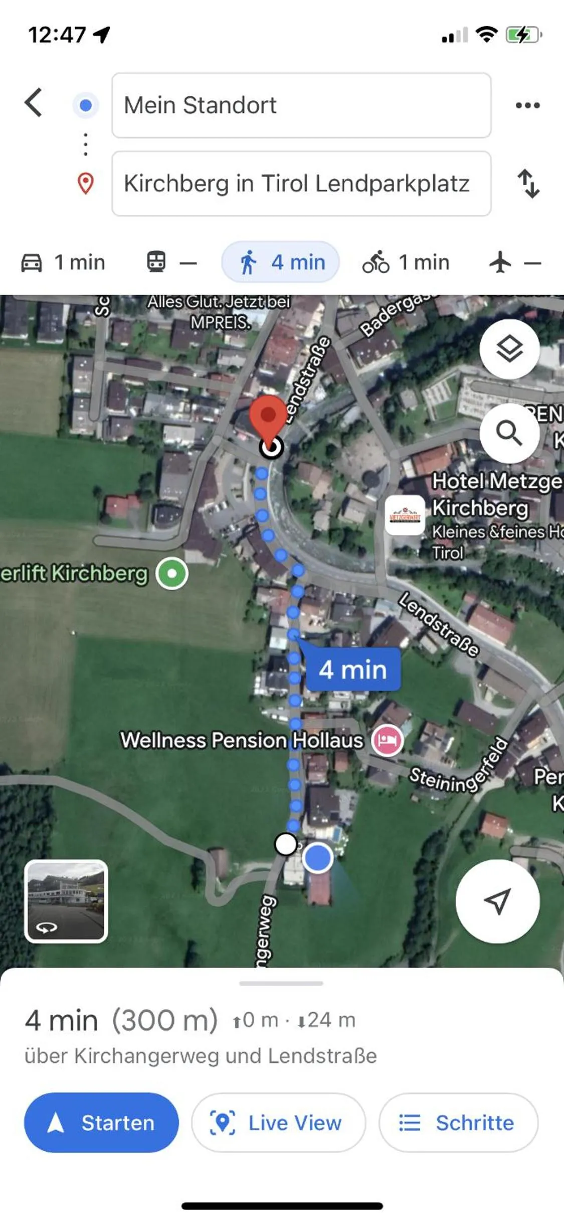 Location in Ferienhaus Willms am Gaisberg