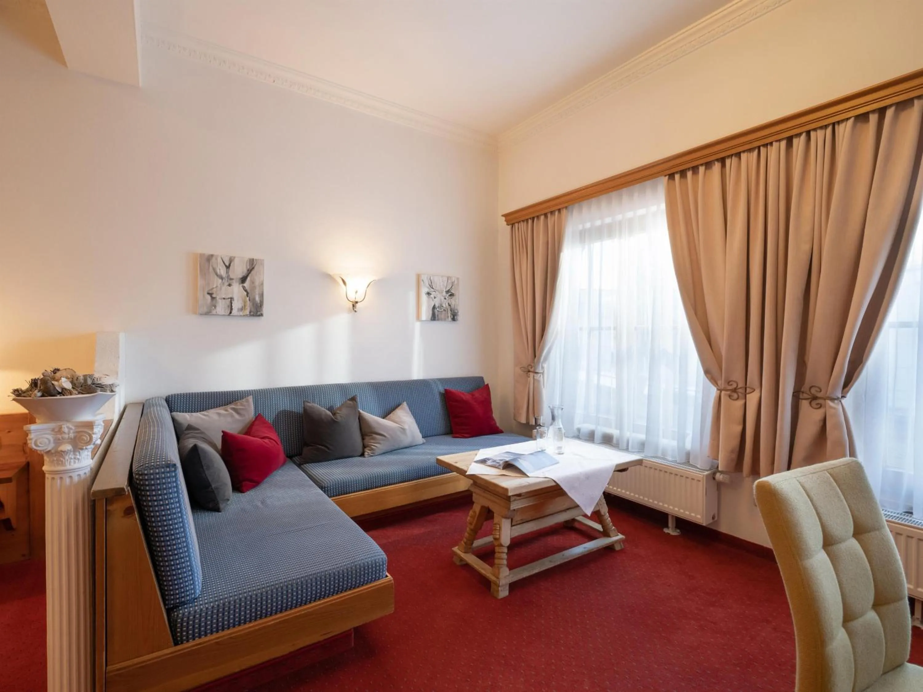 Seating area, Bed in Ferienhaus Willms am Gaisberg