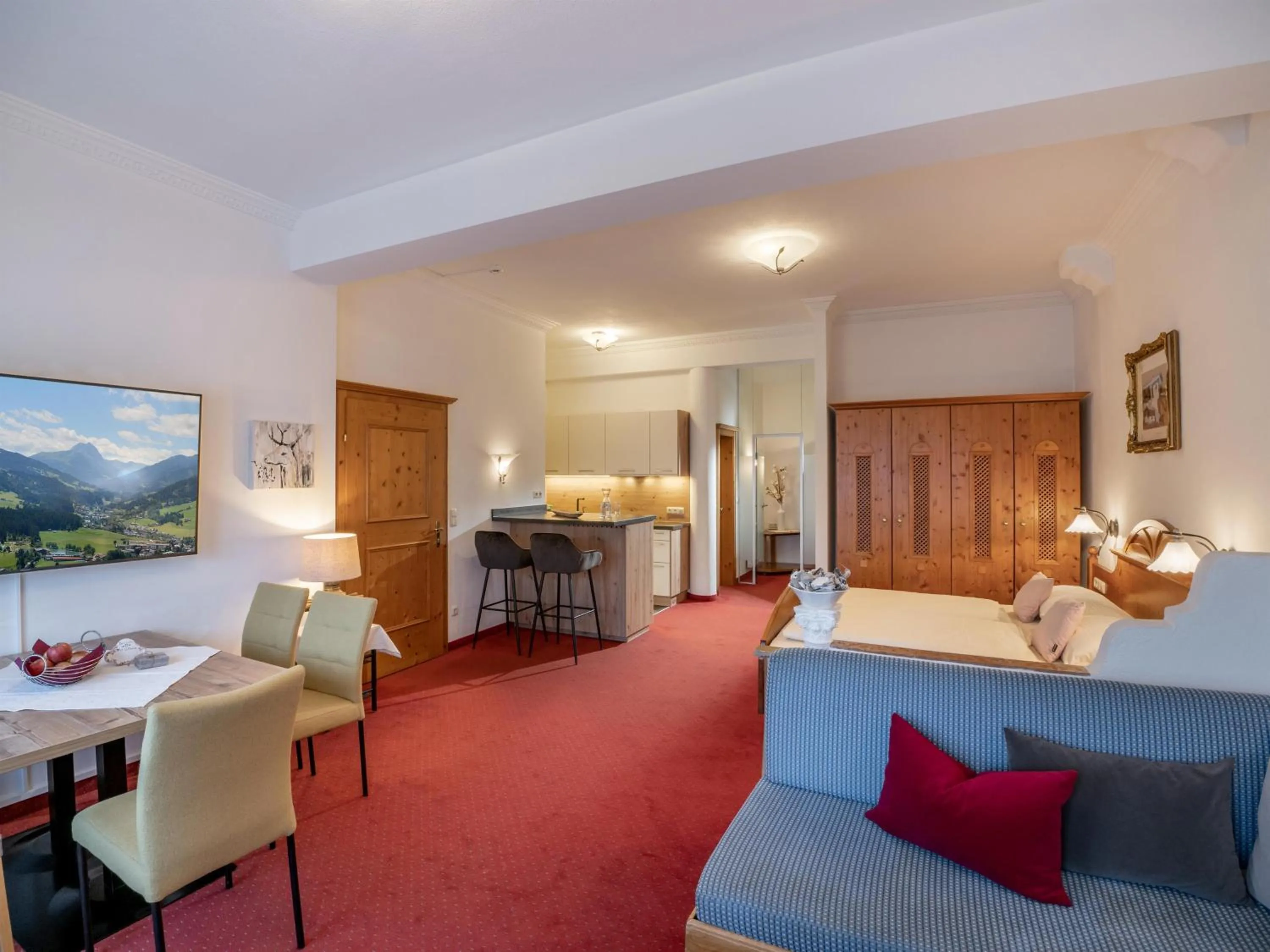 Photo of the whole room, Bed in Ferienhaus Willms am Gaisberg