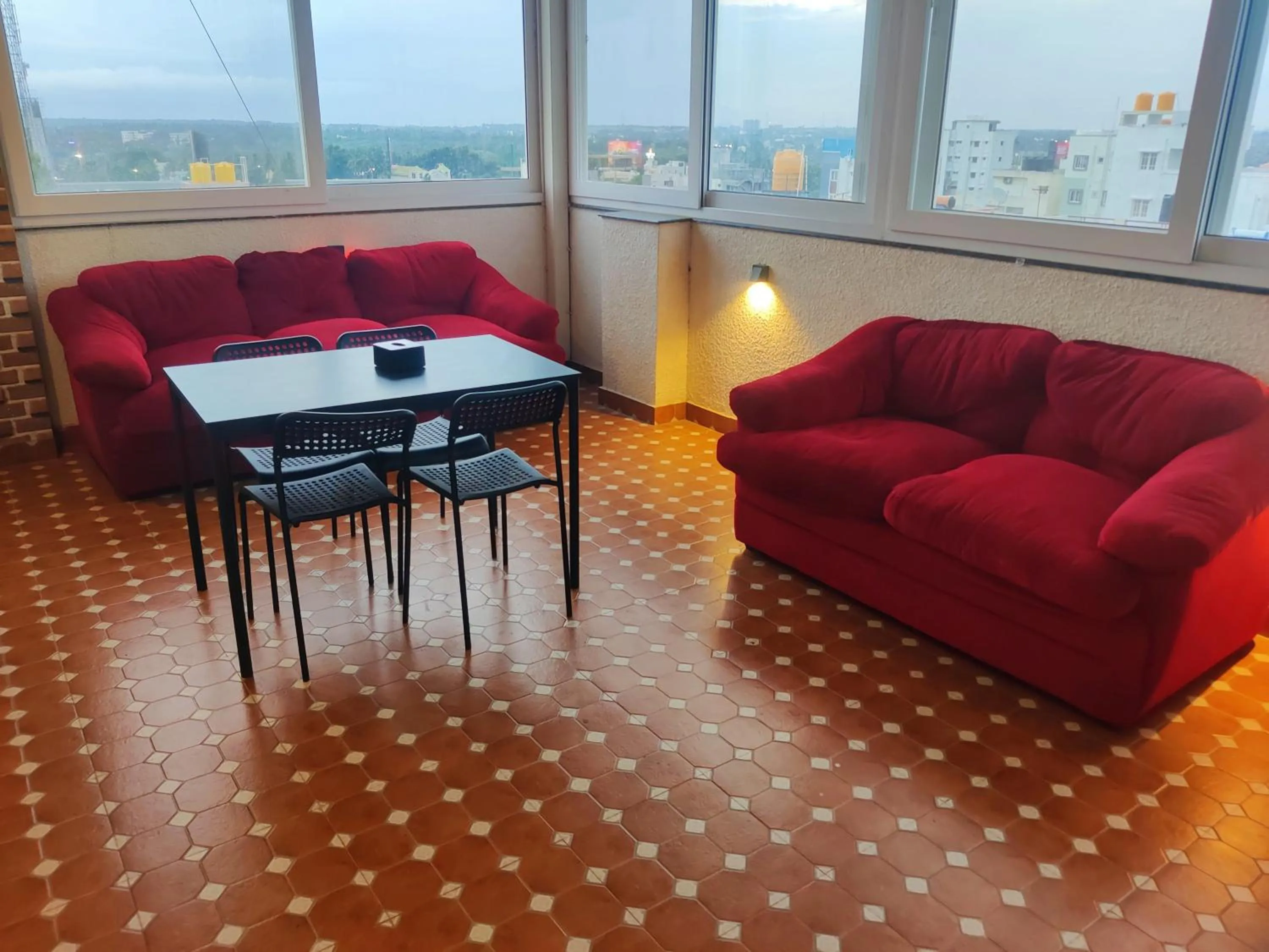 Living room in Keerthis Royal Suites Hotels in Bangalore Airport