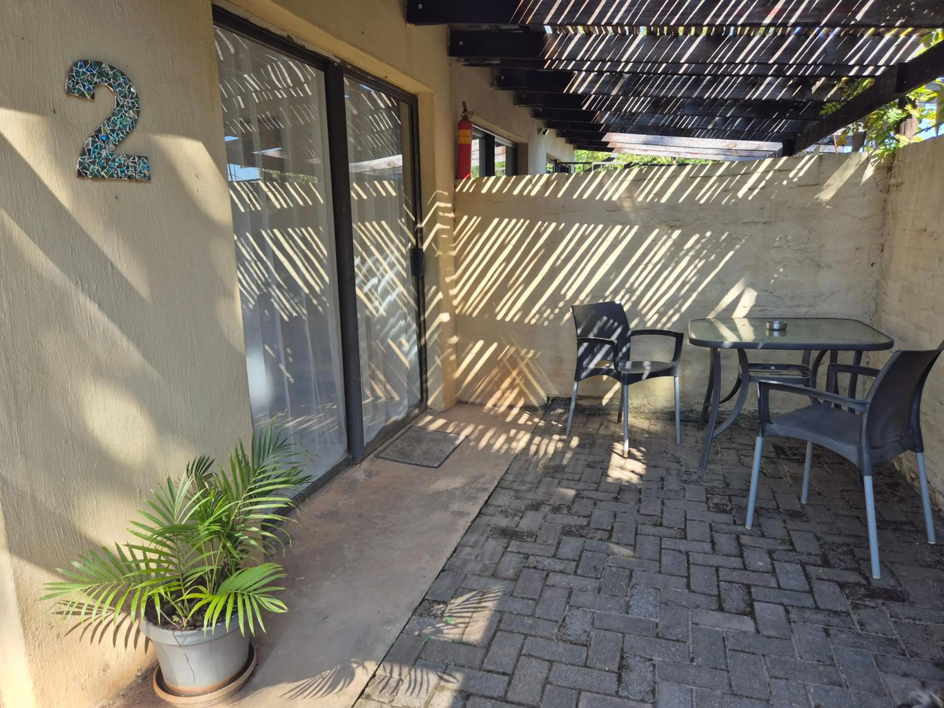 Patio in KatiKati Eco Lodge