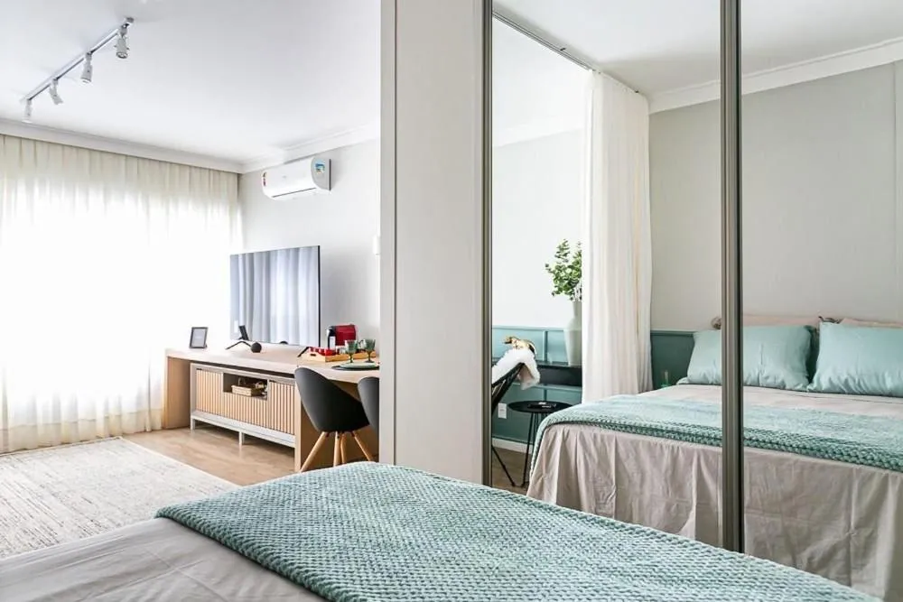 Bedroom, Bed in K-Platz 406 - Studio Elegante e Moderno na Melhor Localização do Continente