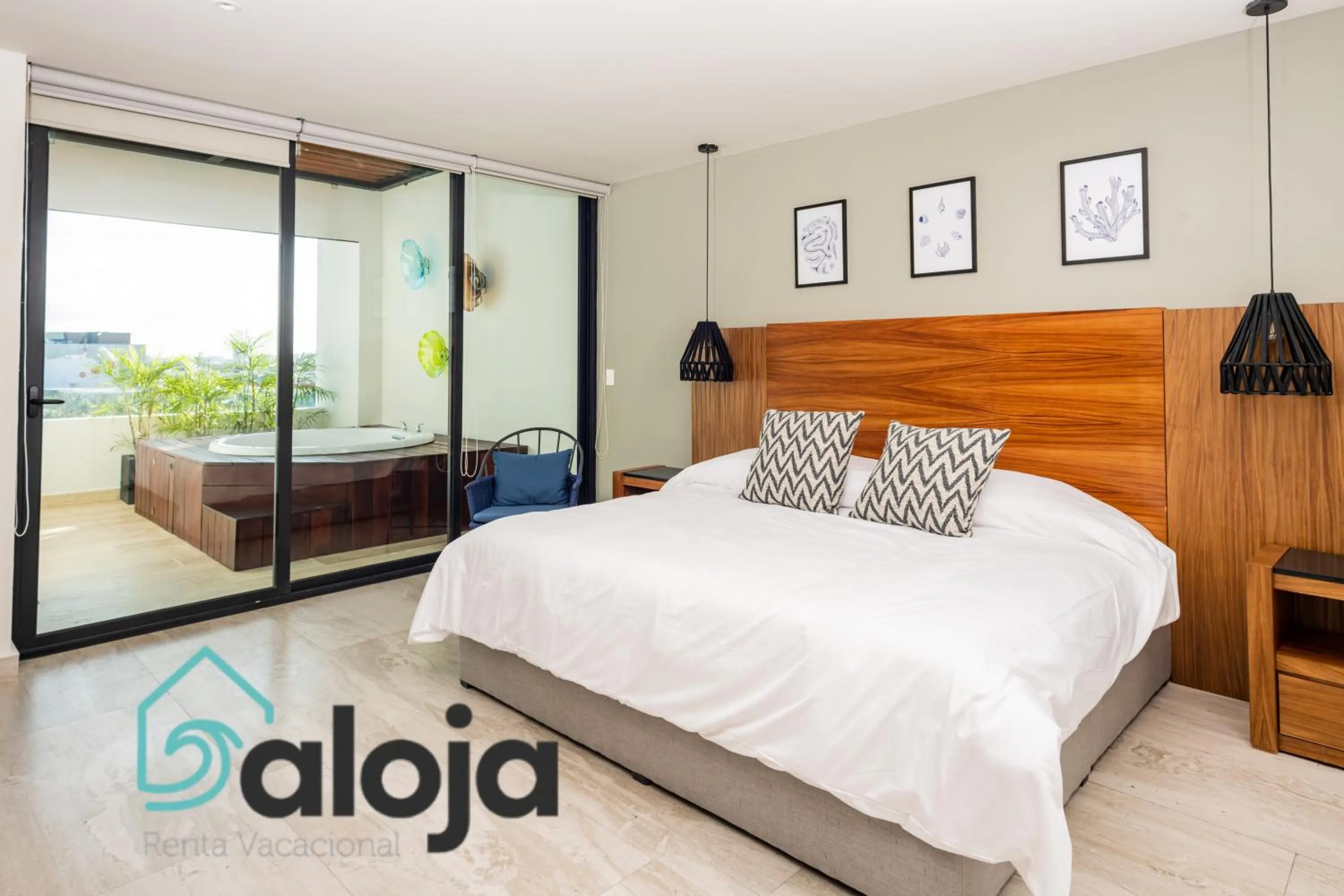 Bed in Torre Sofia - By Aloja RV