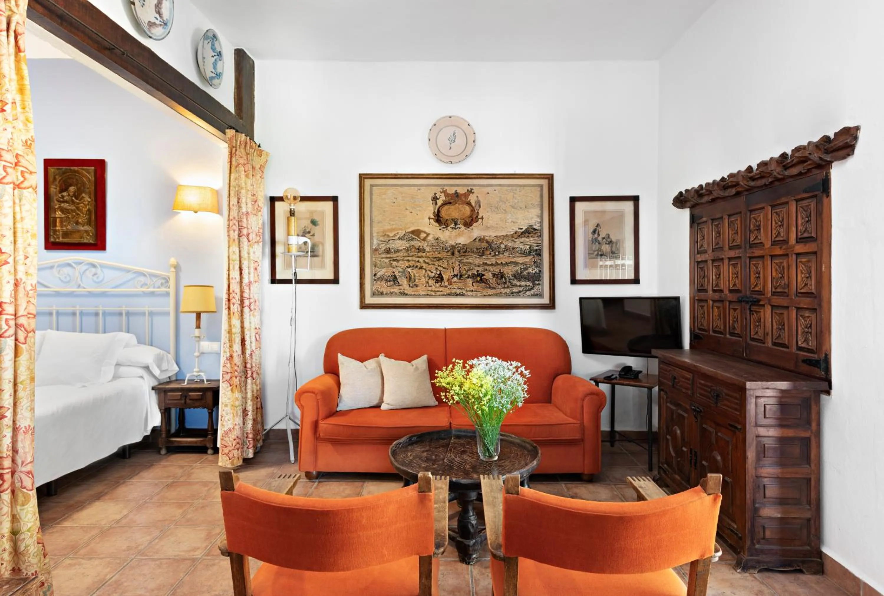 Living room in Suites Cortijo Fontanilla