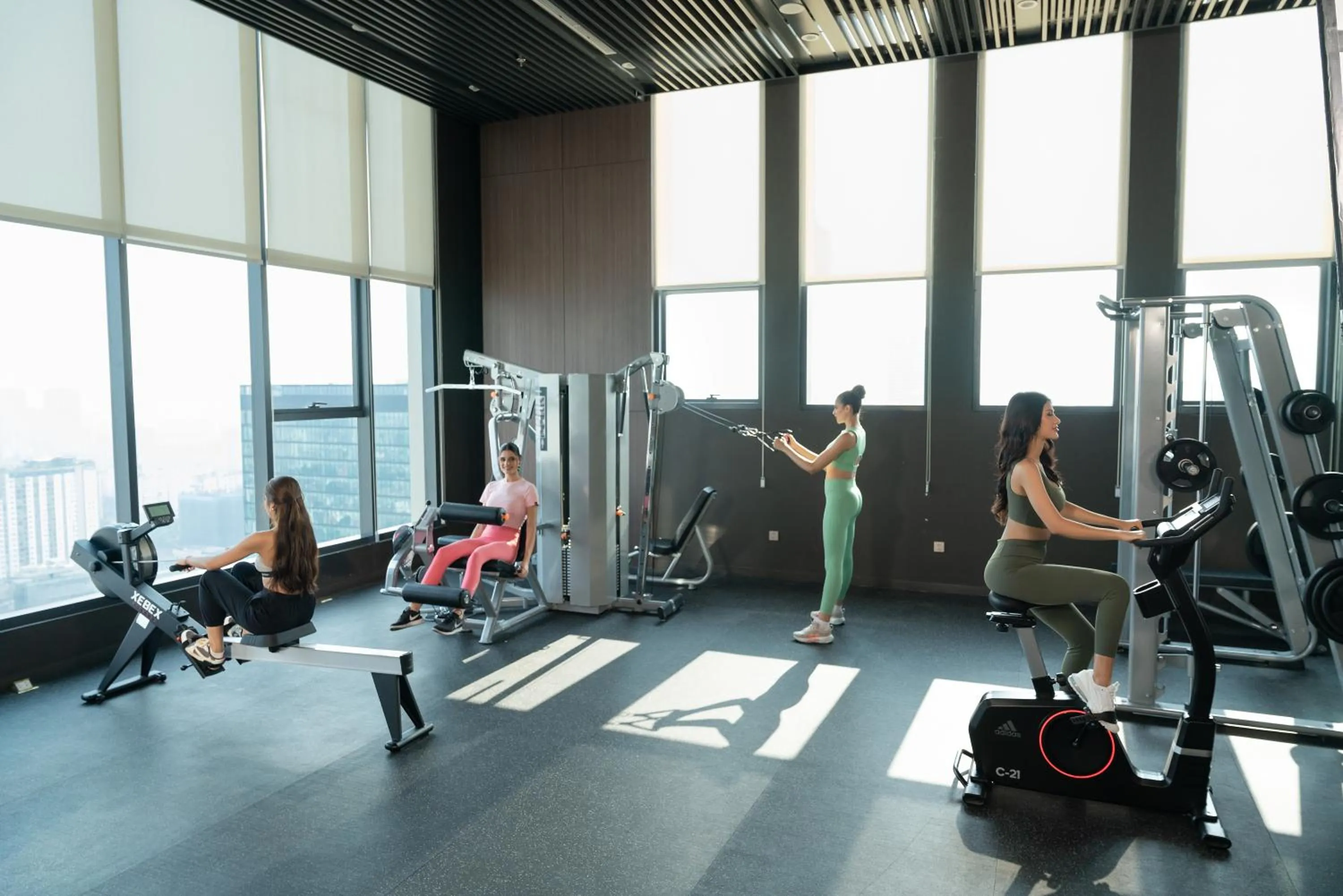 Fitness centre/facilities in Grand K Hotel Suites Hanoi
