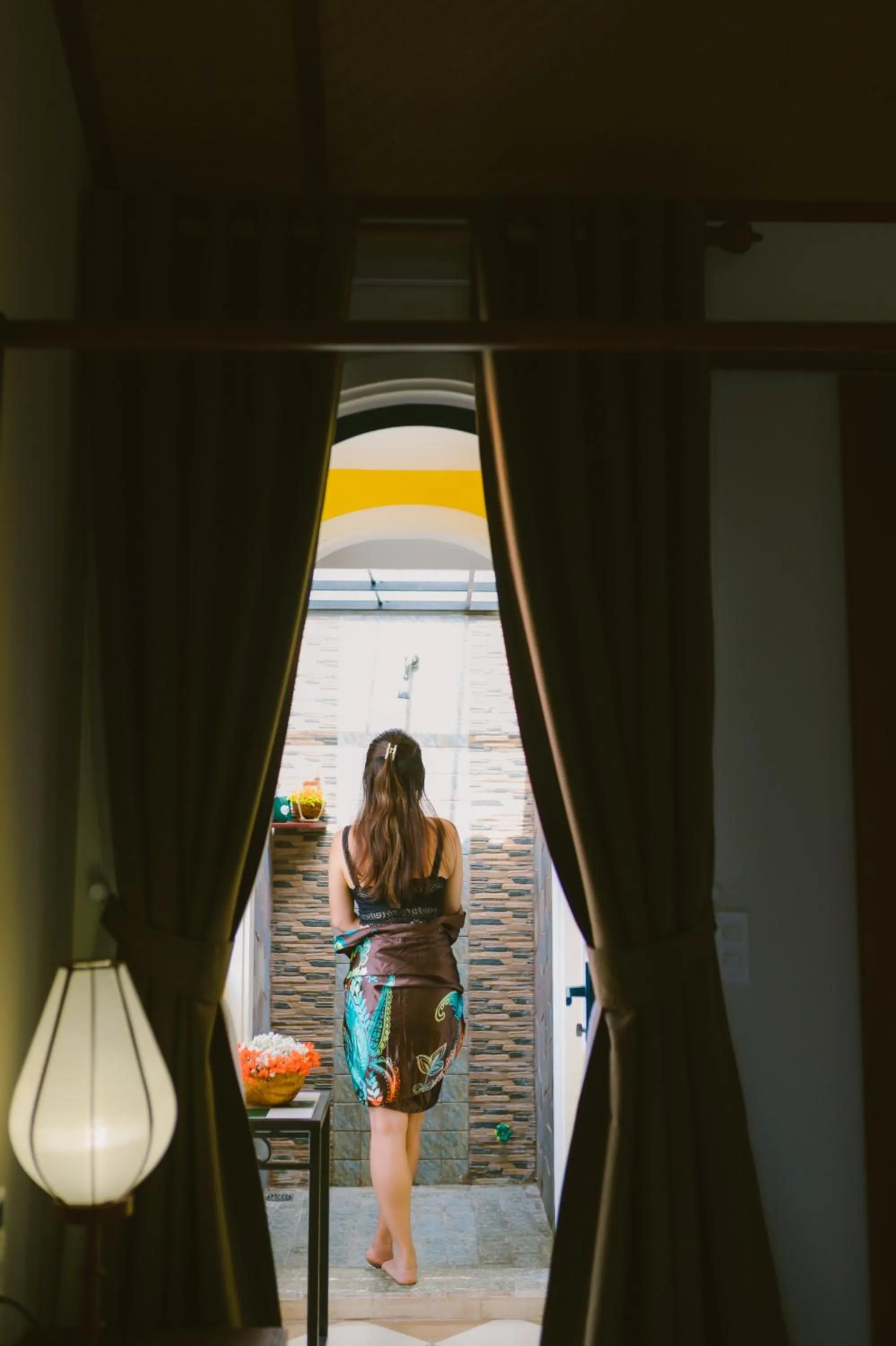 Bathroom in De'Colore Villa Hoi An