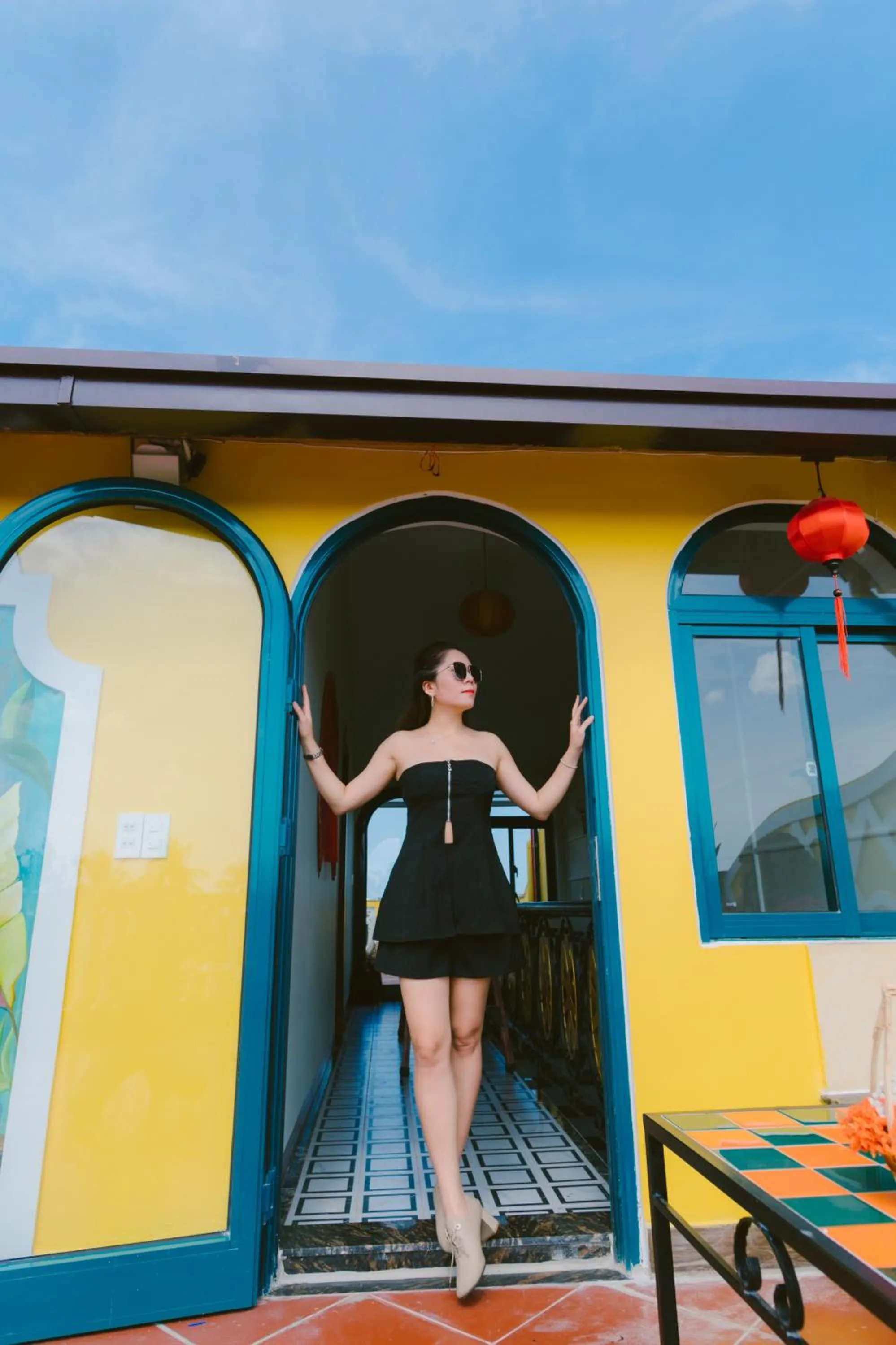 Balcony/Terrace in De'Colore Villa Hoi An