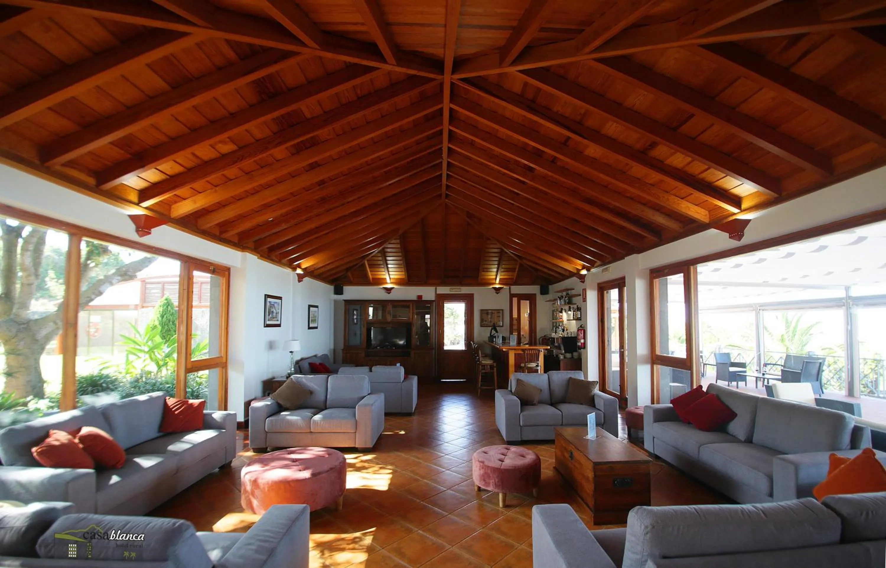 Lounge or bar in Hotel Rural Casablanca