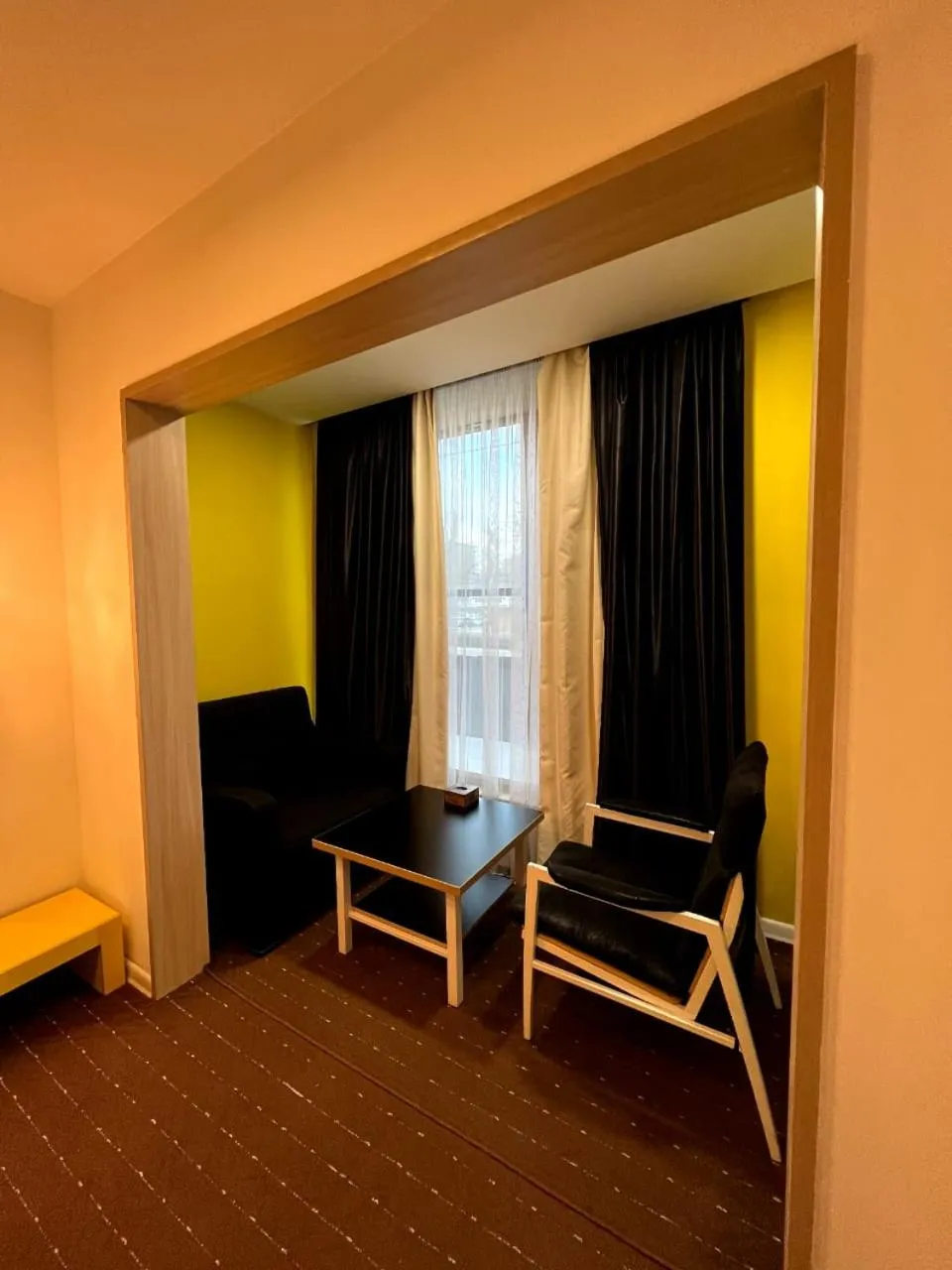 Seating area in iO Boutique Hotel Bishkek