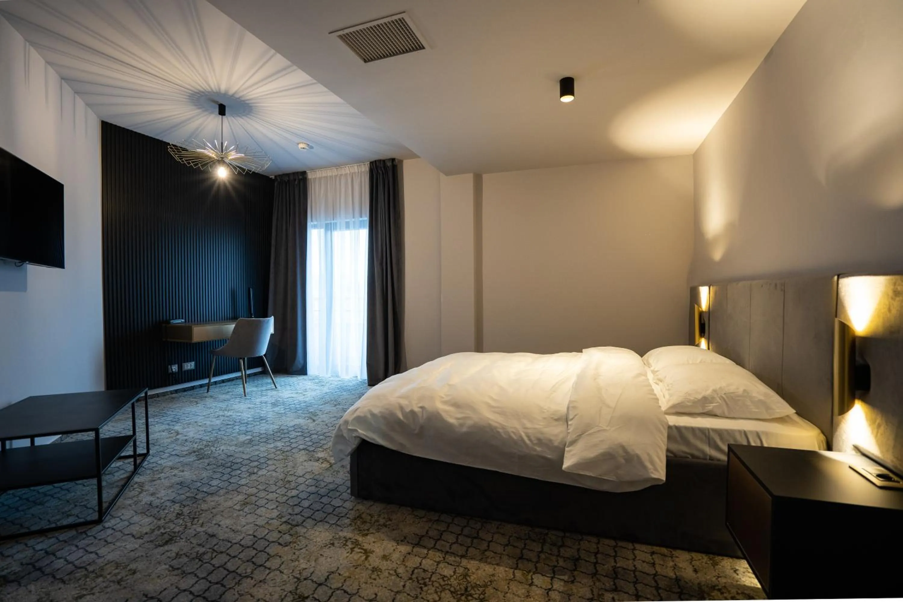 Bed in Hotel Cristal