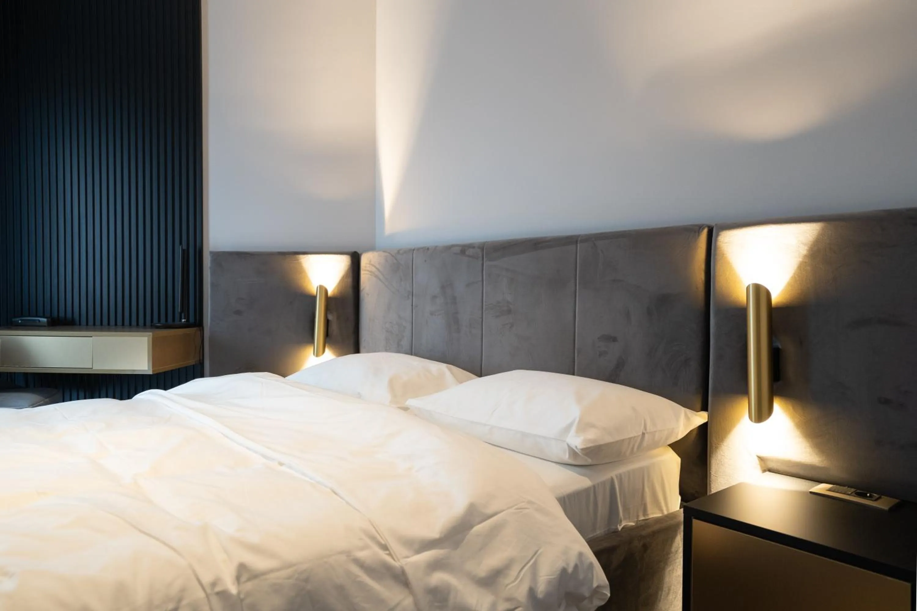 Bed in Hotel Cristal