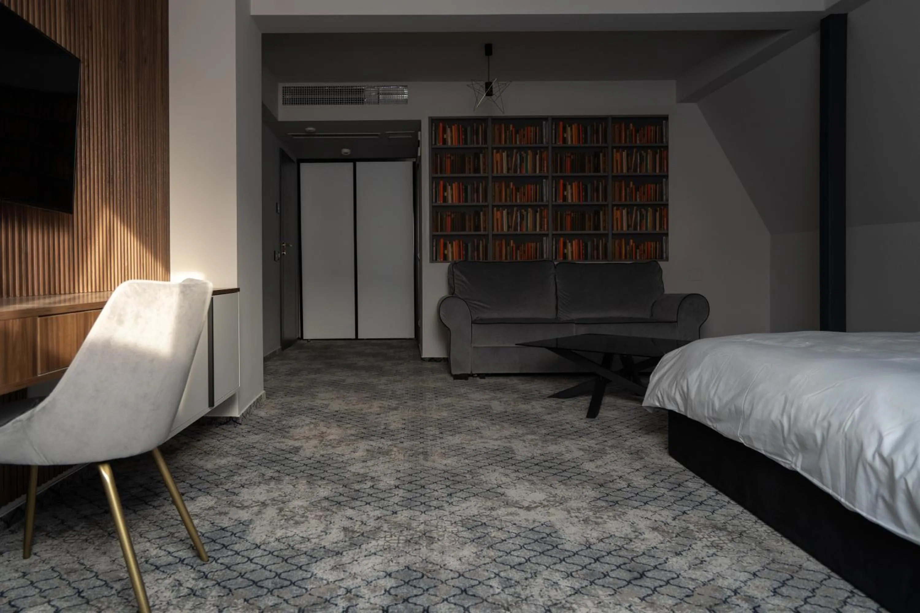 Bed in Hotel Cristal