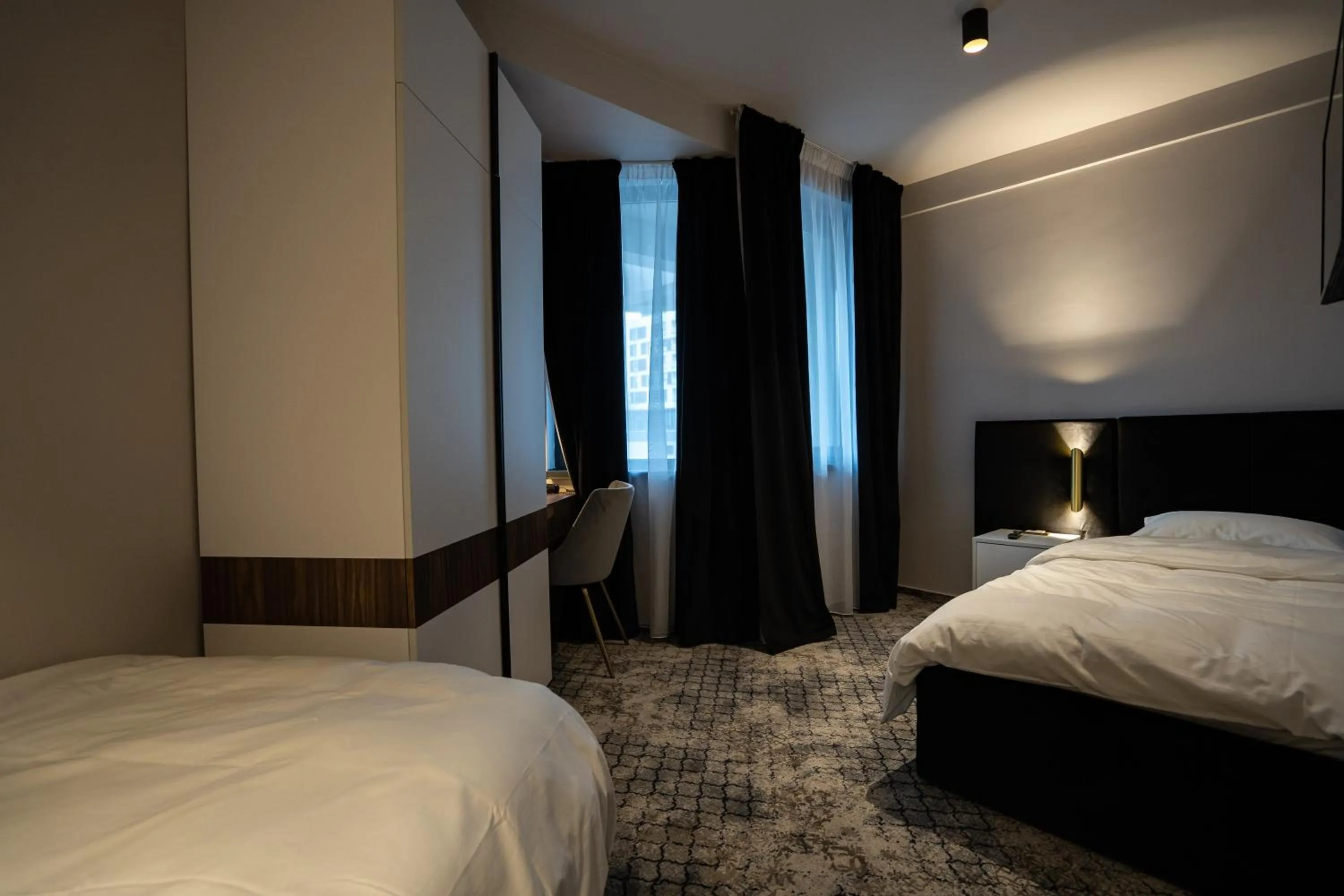 Bed in Hotel Cristal