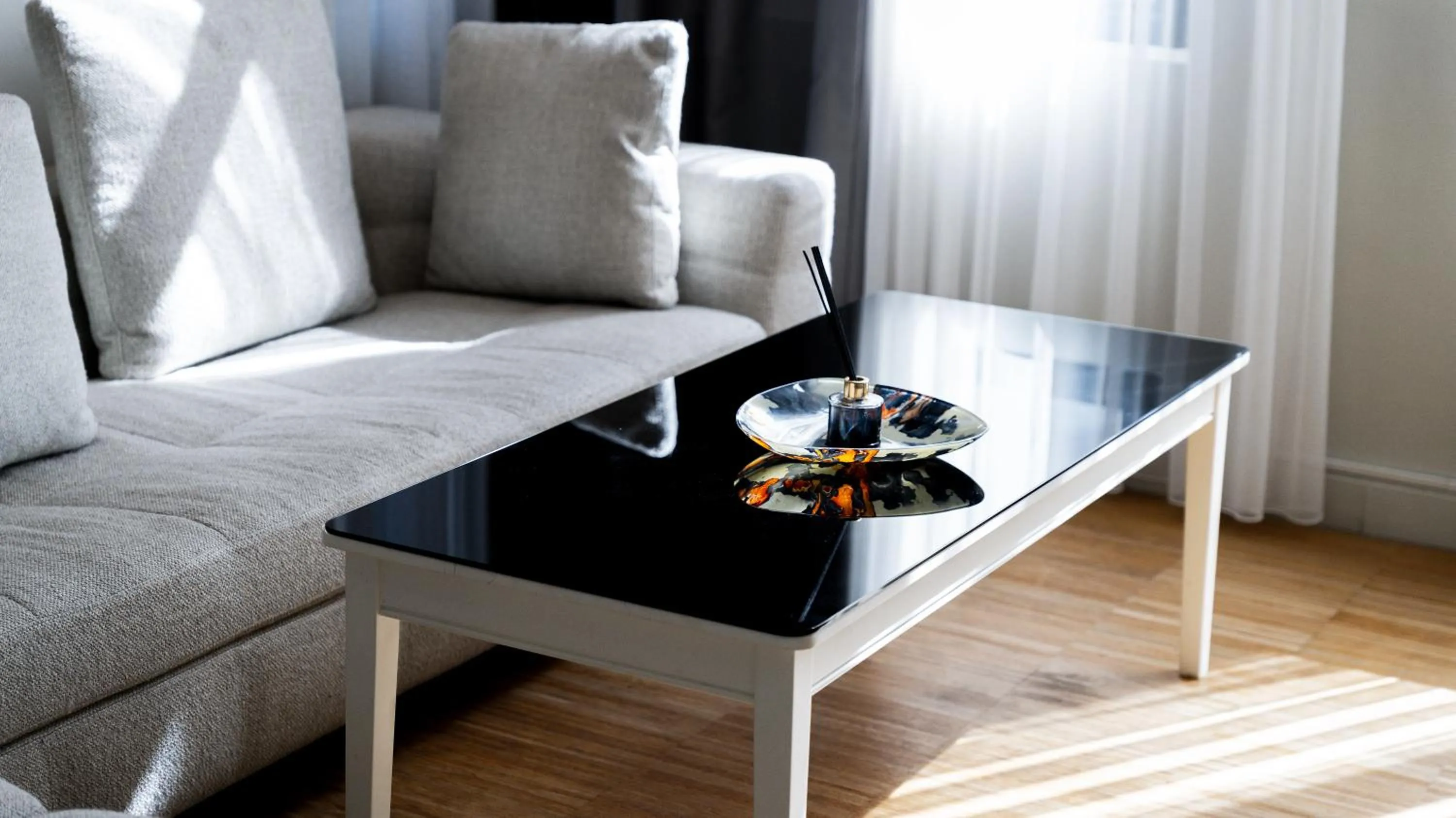 Seating area in DeCamondo Residence