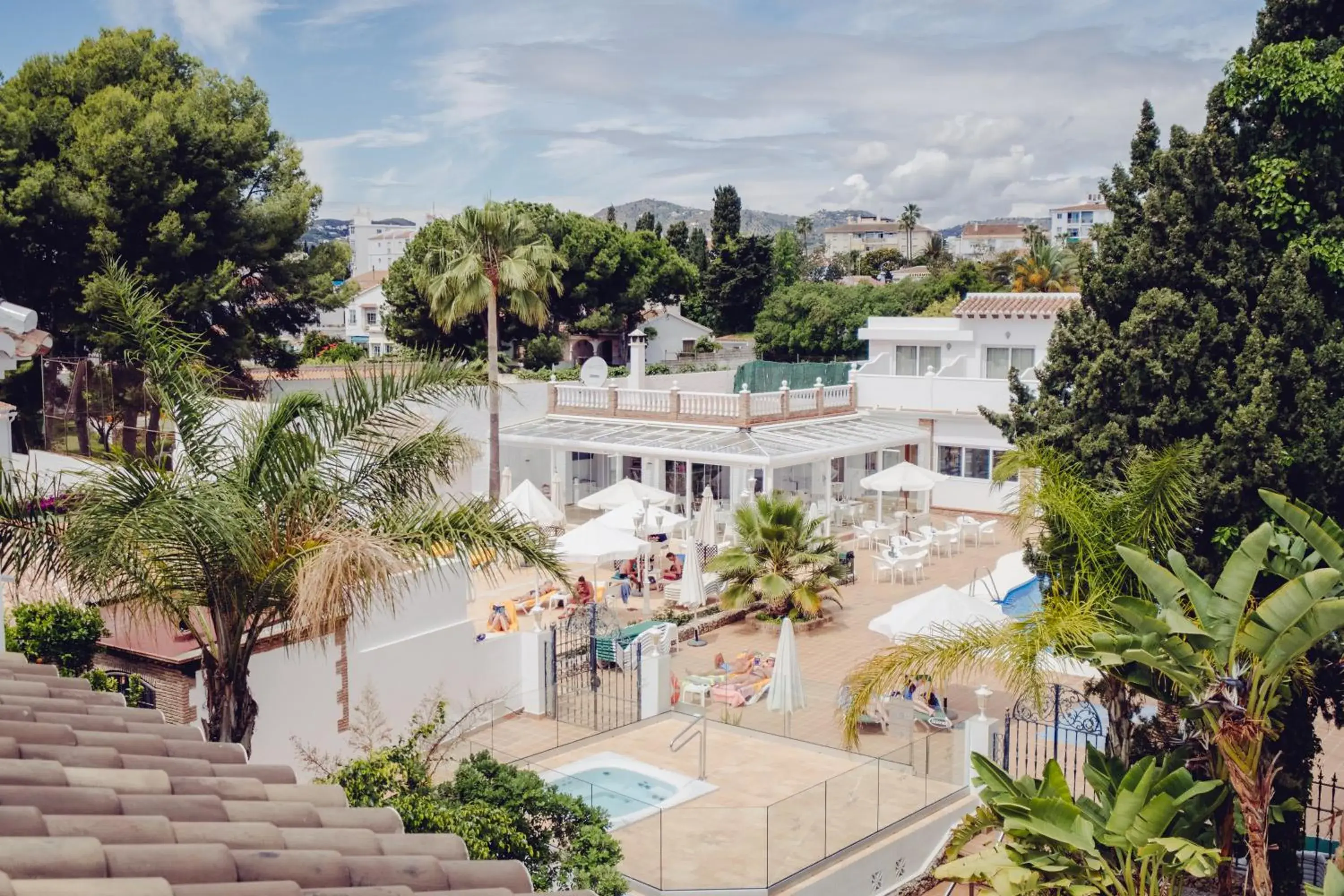 Garden view in Hotel Villa Flamenca Garden view in Hotel Villa Flamenca