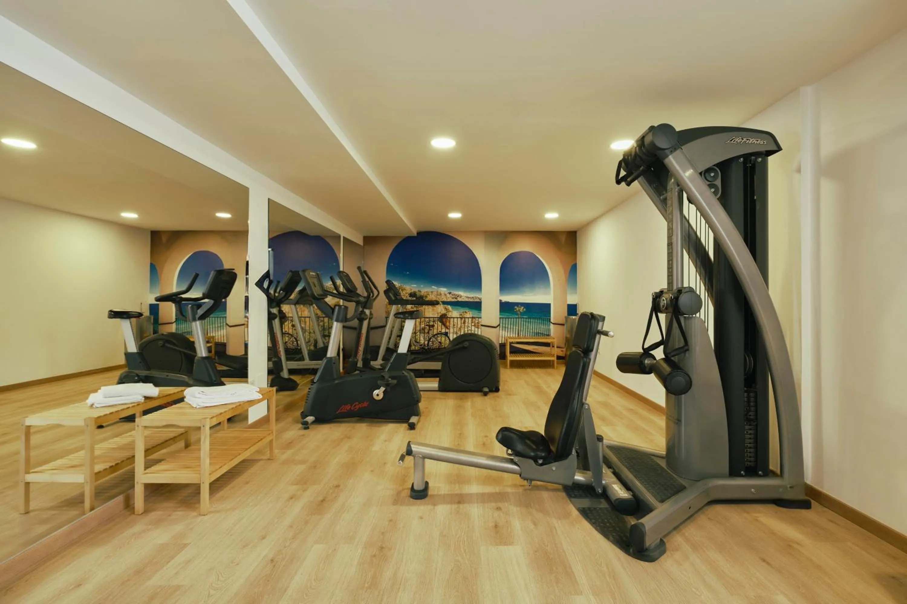 Fitness centre/facilities in Beneste Villa Flamenca Hotel