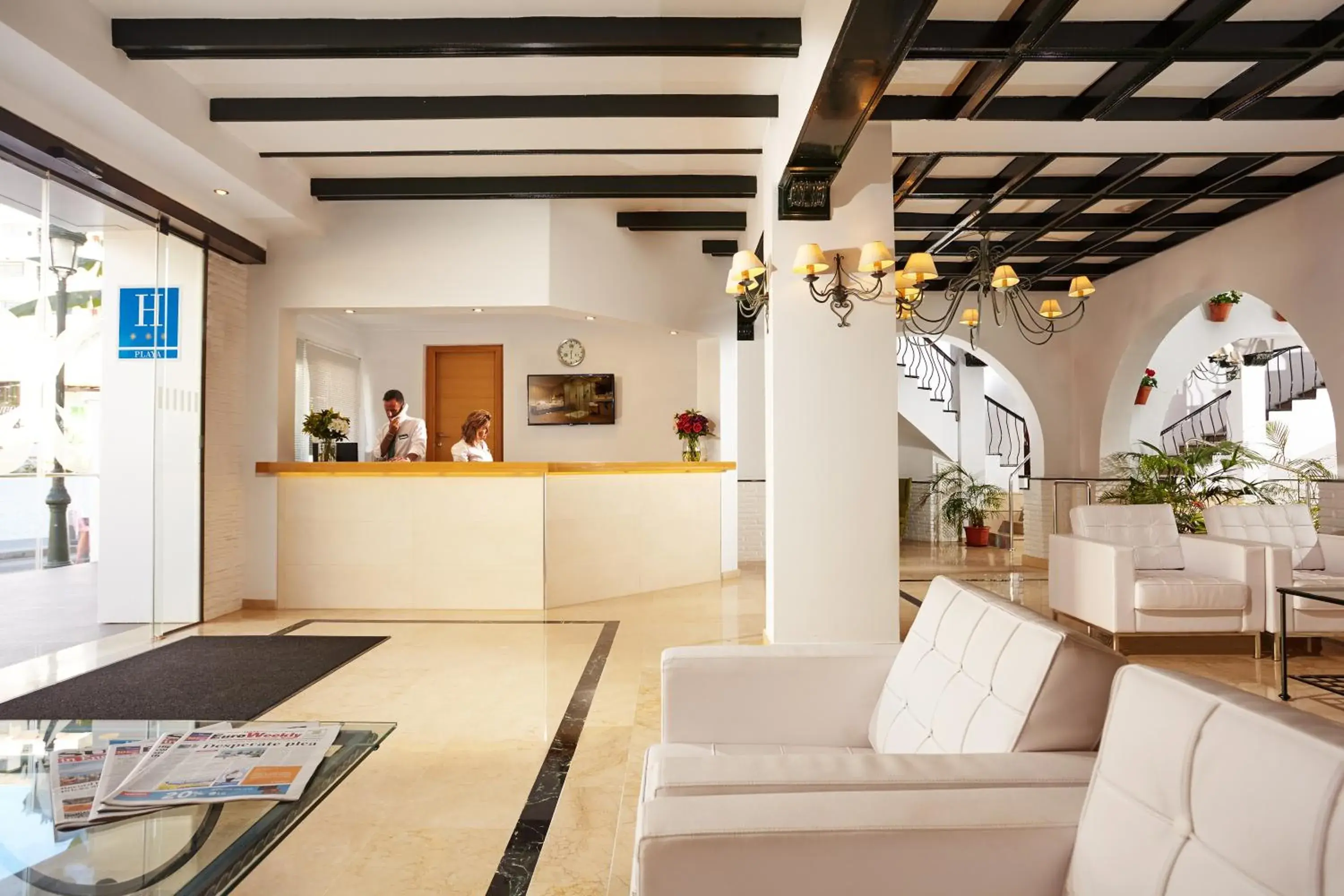 Lobby or reception in Hotel Villa Flamenca Lobby or reception in Hotel Villa Flamenca