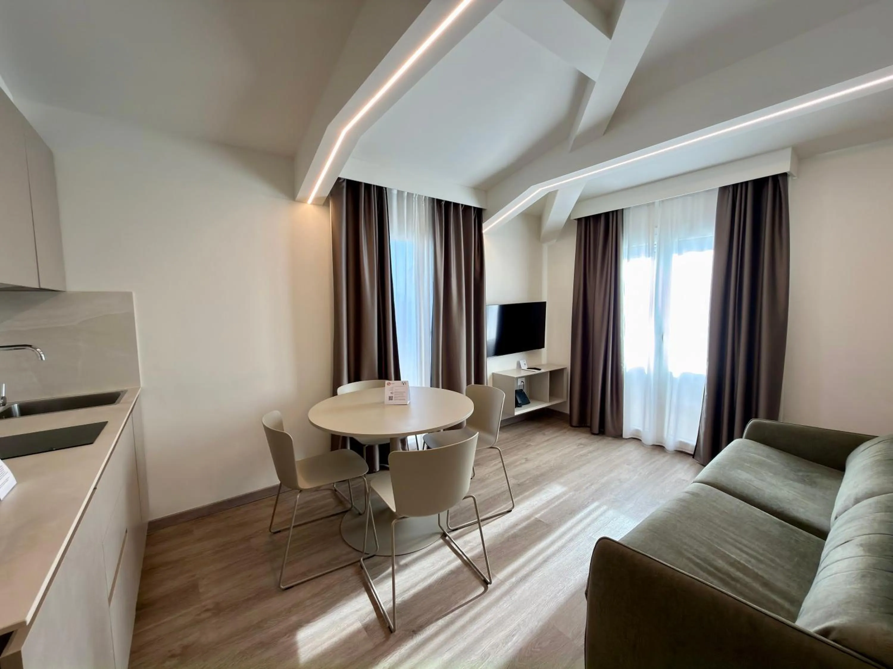 Living room in Vi Suites