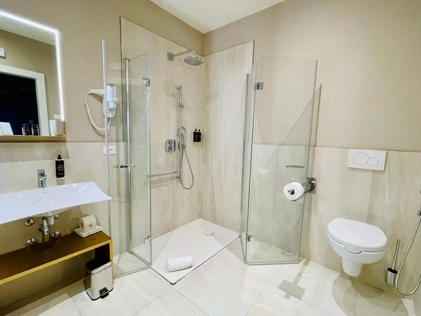 Shower in Vi Suites