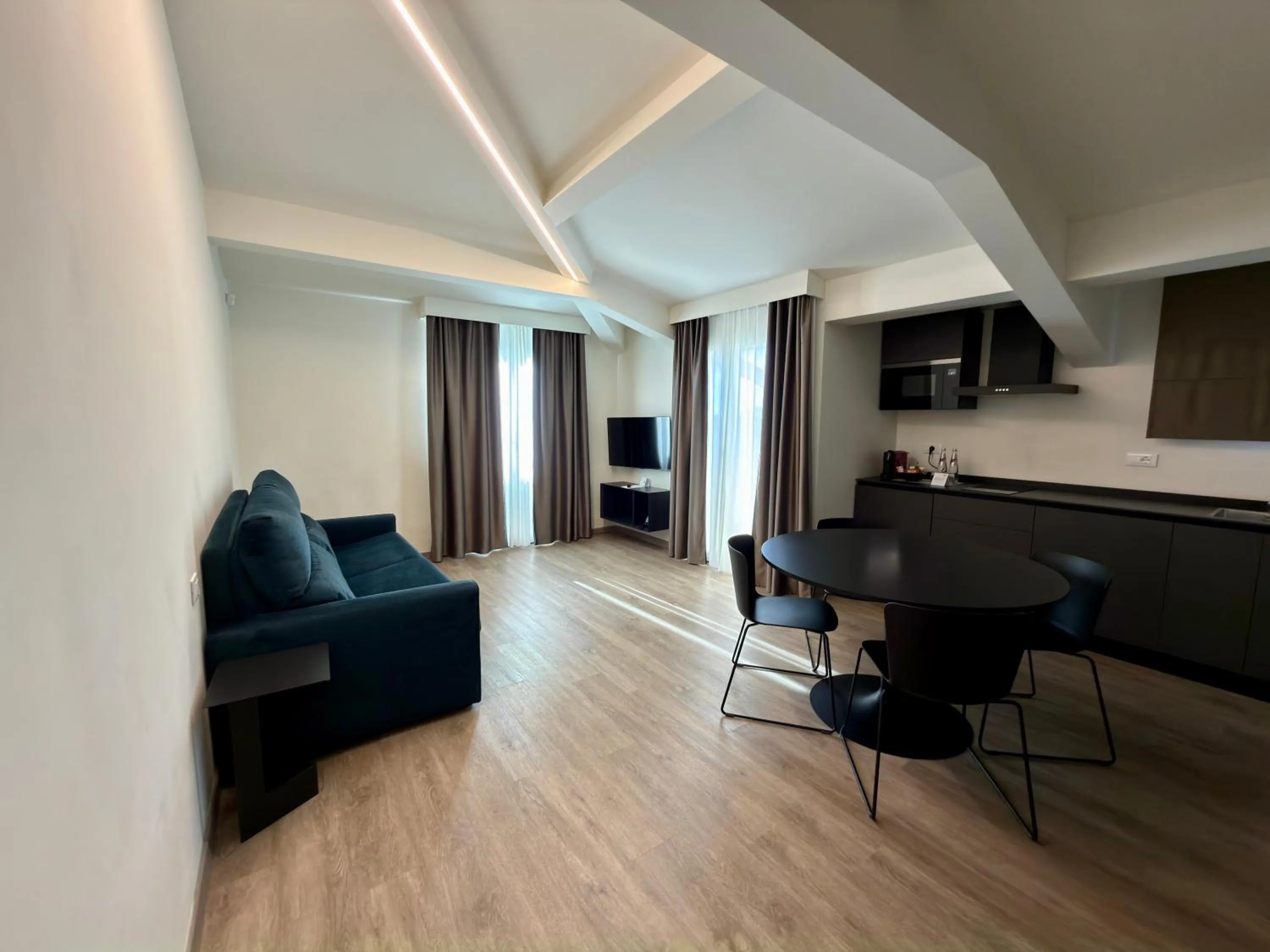 Living room in Vi Suites