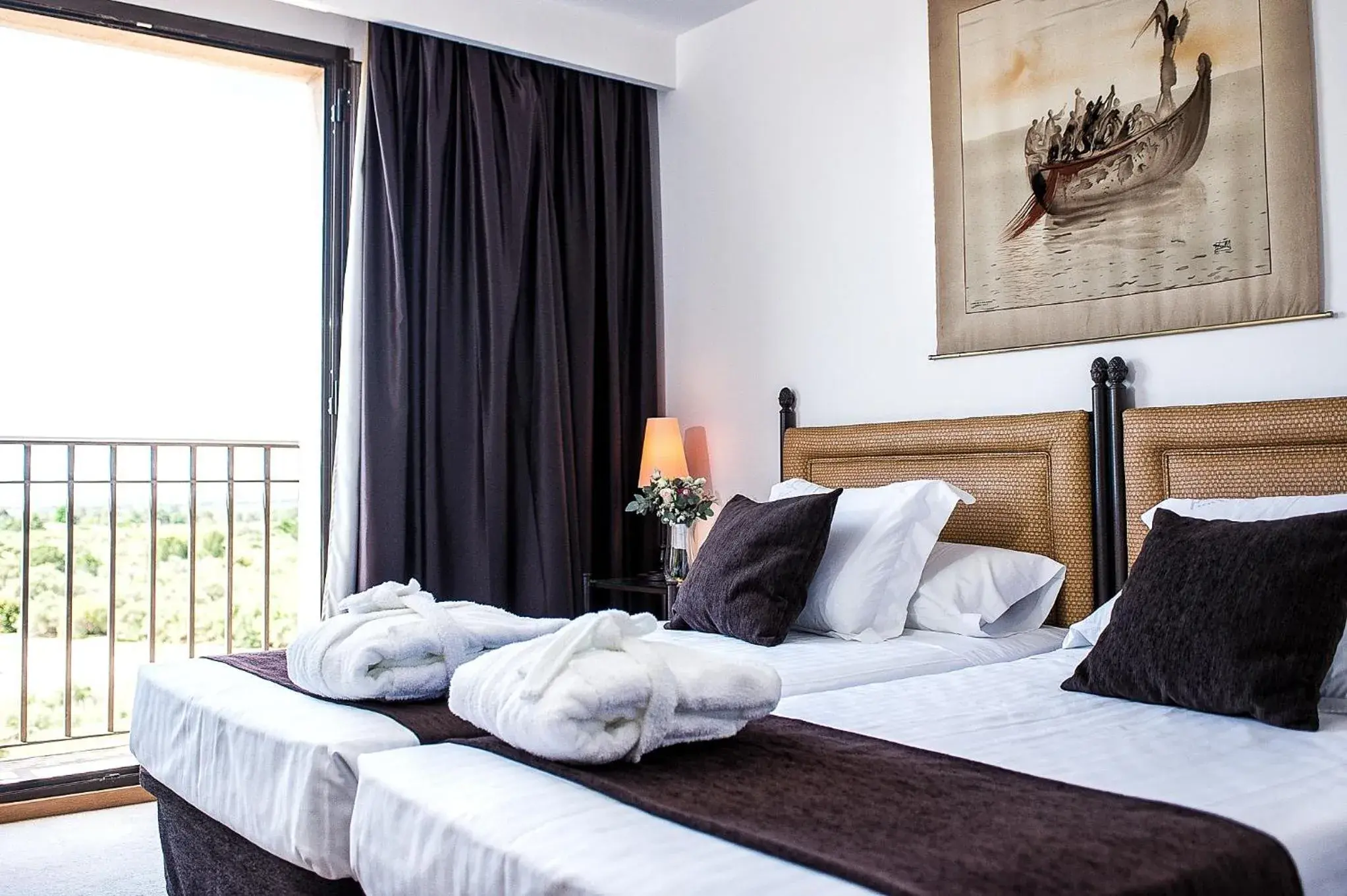 Double or Twin Room with Garden View in Termes Montbrio Hotel & Spa Double or Twin Room with Garden View in Termes Montbrio Hotel & Spa