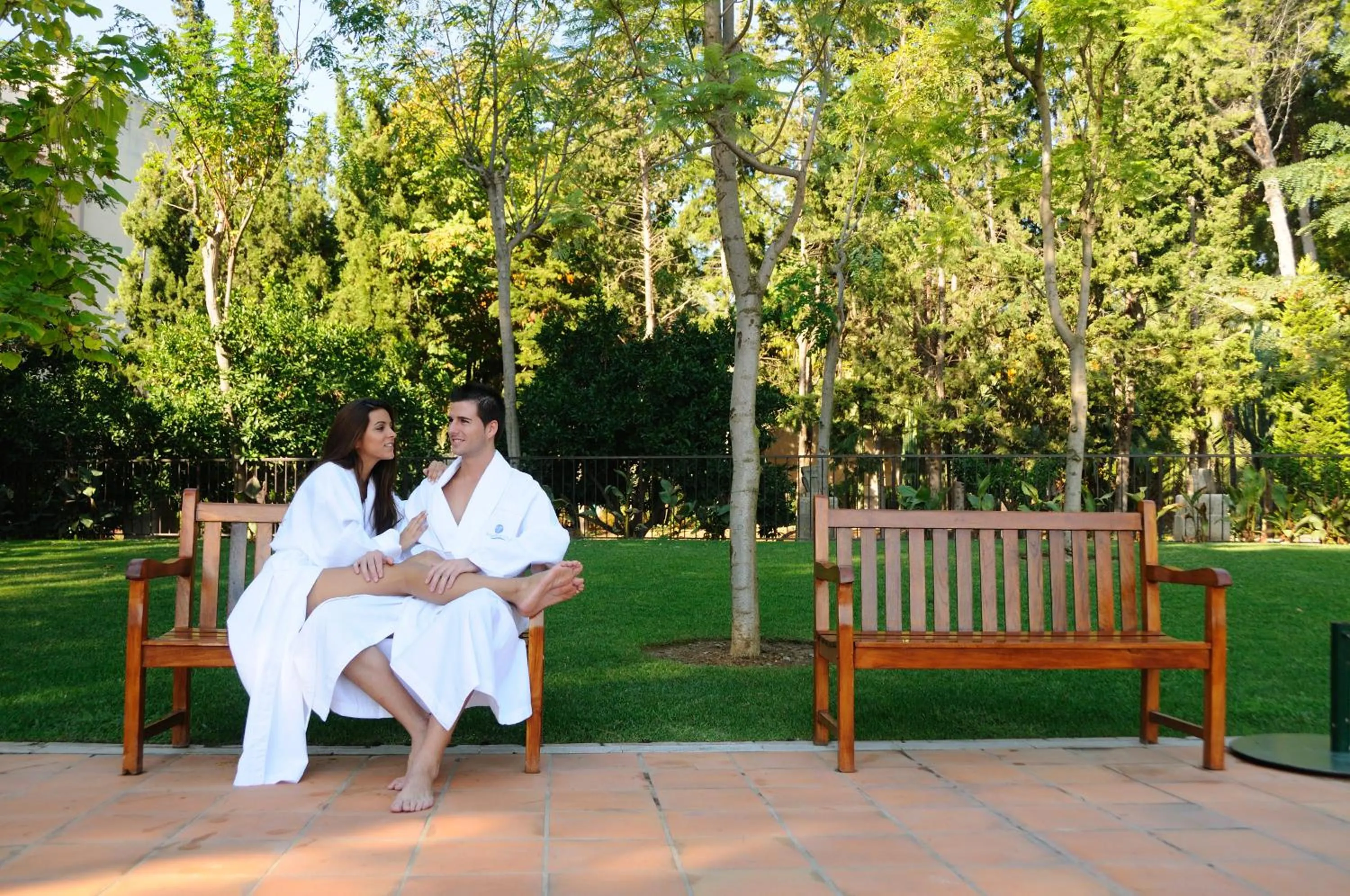 Patio in Termes Montbrio Hotel & Spa