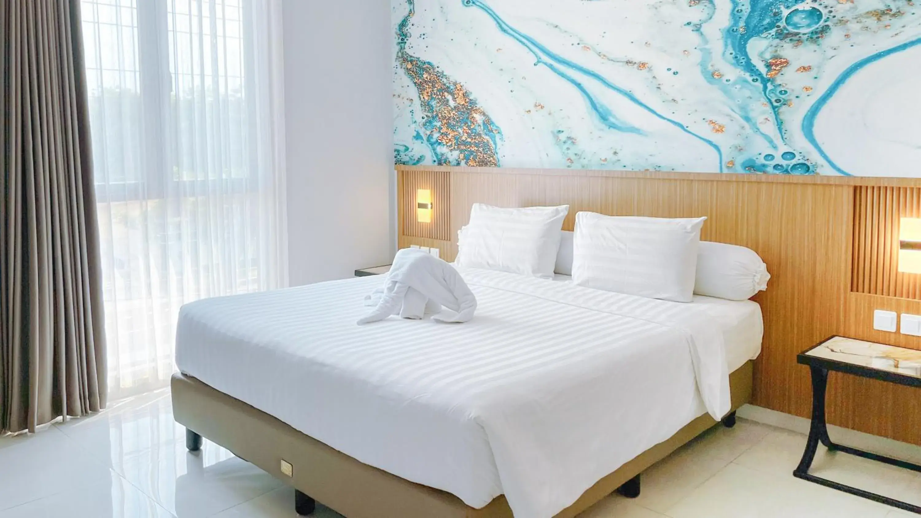 Bed in Front One Resort Indraloka Temanggung Bed in Front One Resort Indraloka Temanggung