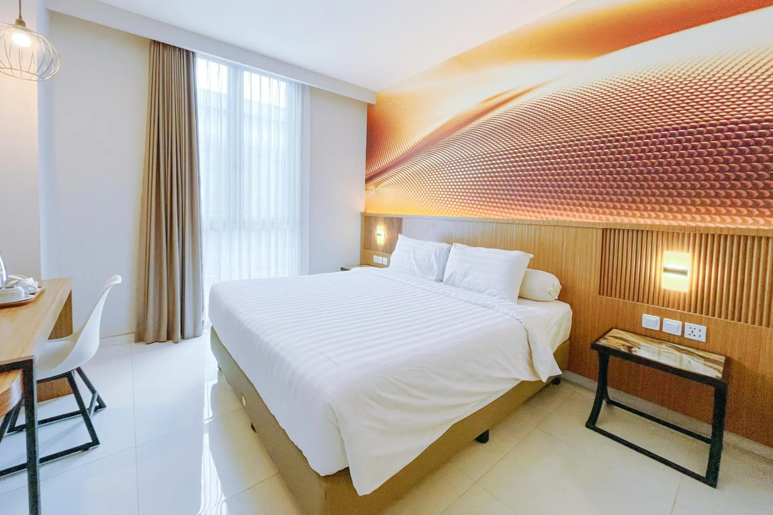 Bed in Front One Resort Indraloka Temanggung Bed in Front One Resort Indraloka Temanggung