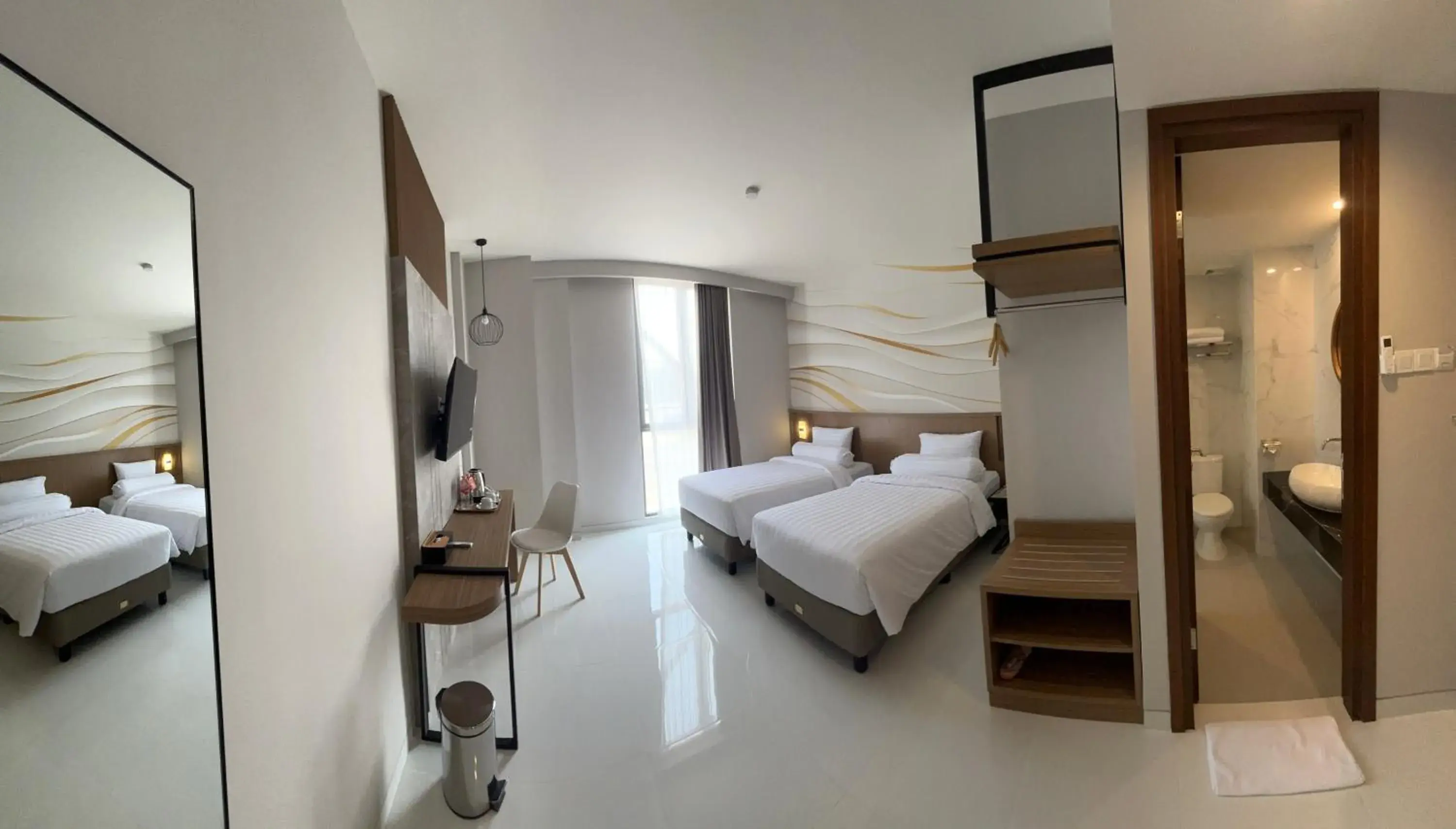 Bed in Front One Resort Indraloka Temanggung Bed in Front One Resort Indraloka Temanggung