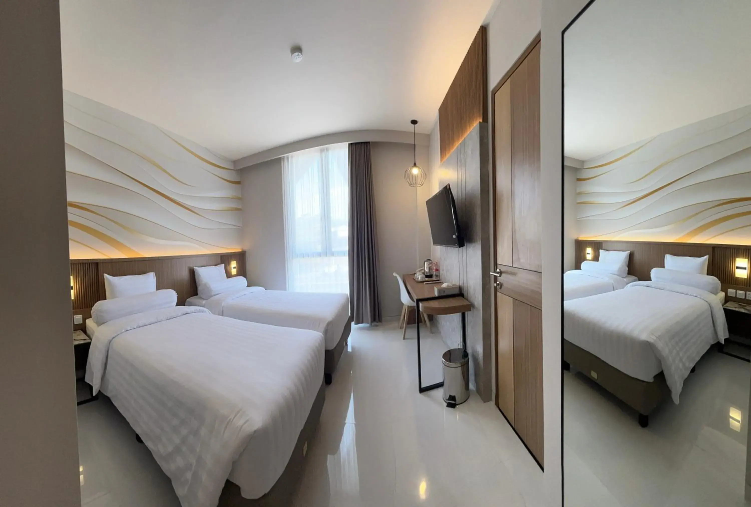 Bed in Front One Resort Indraloka Temanggung Bed in Front One Resort Indraloka Temanggung