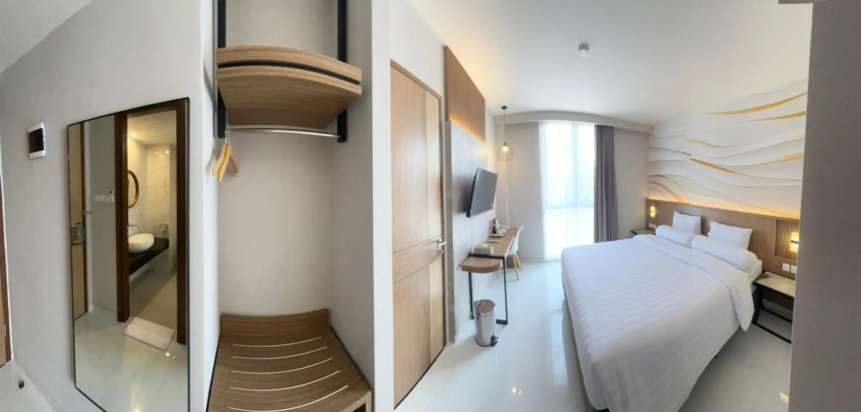 Bed in Front One Resort Indraloka Temanggung Bed in Front One Resort Indraloka Temanggung