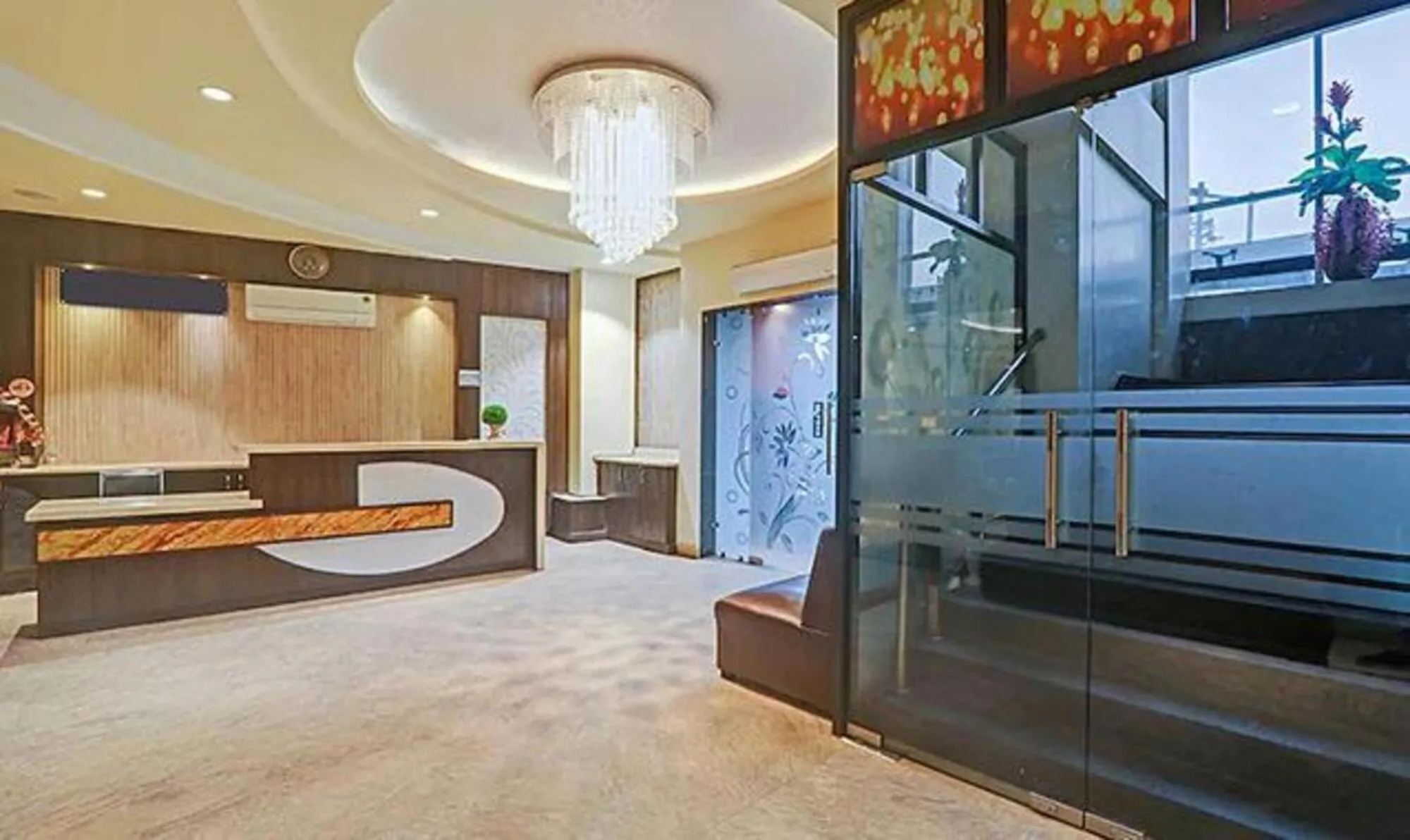 Lobby or reception in FabHotel Sam Inn