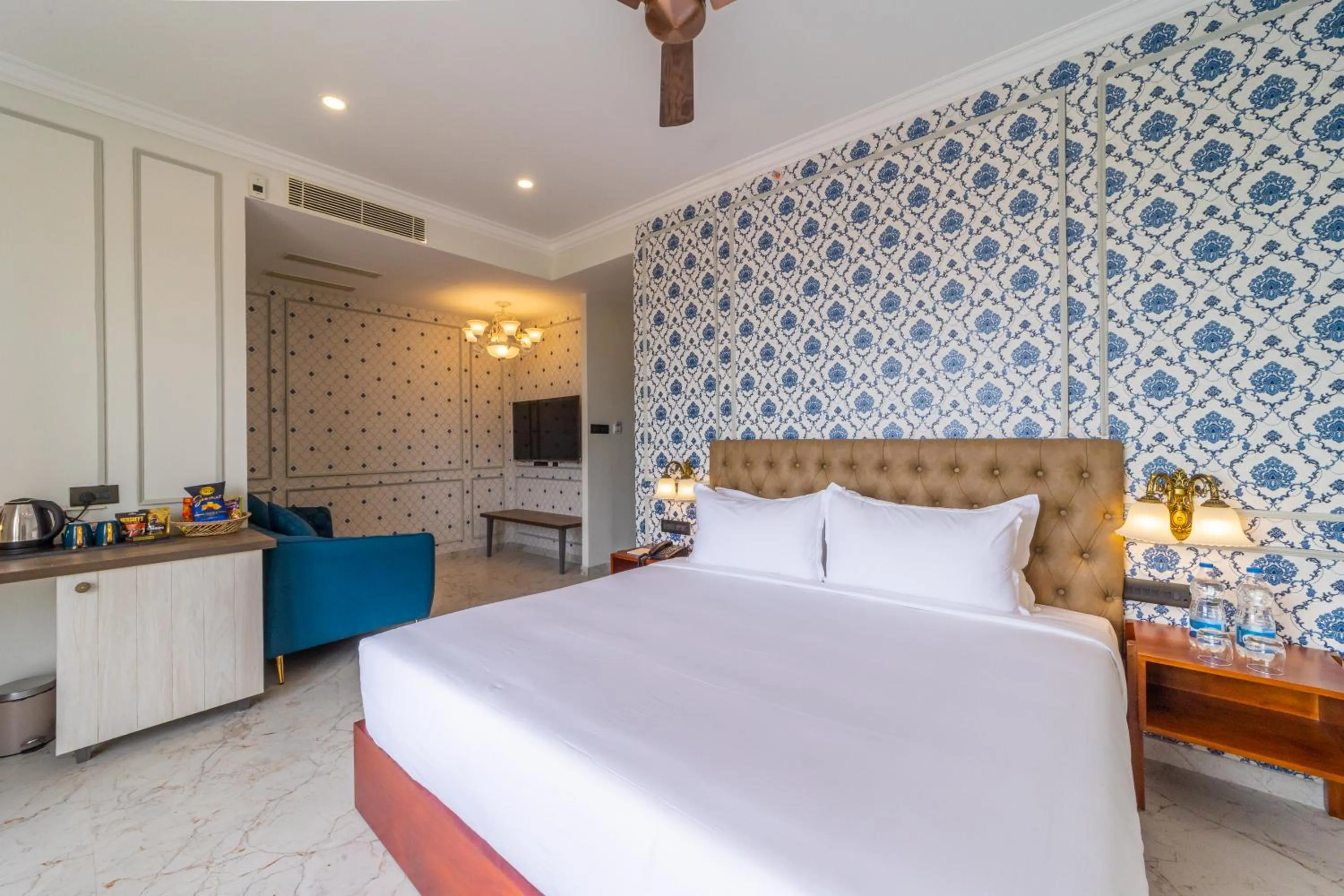 Bed in De Fleur Hotel