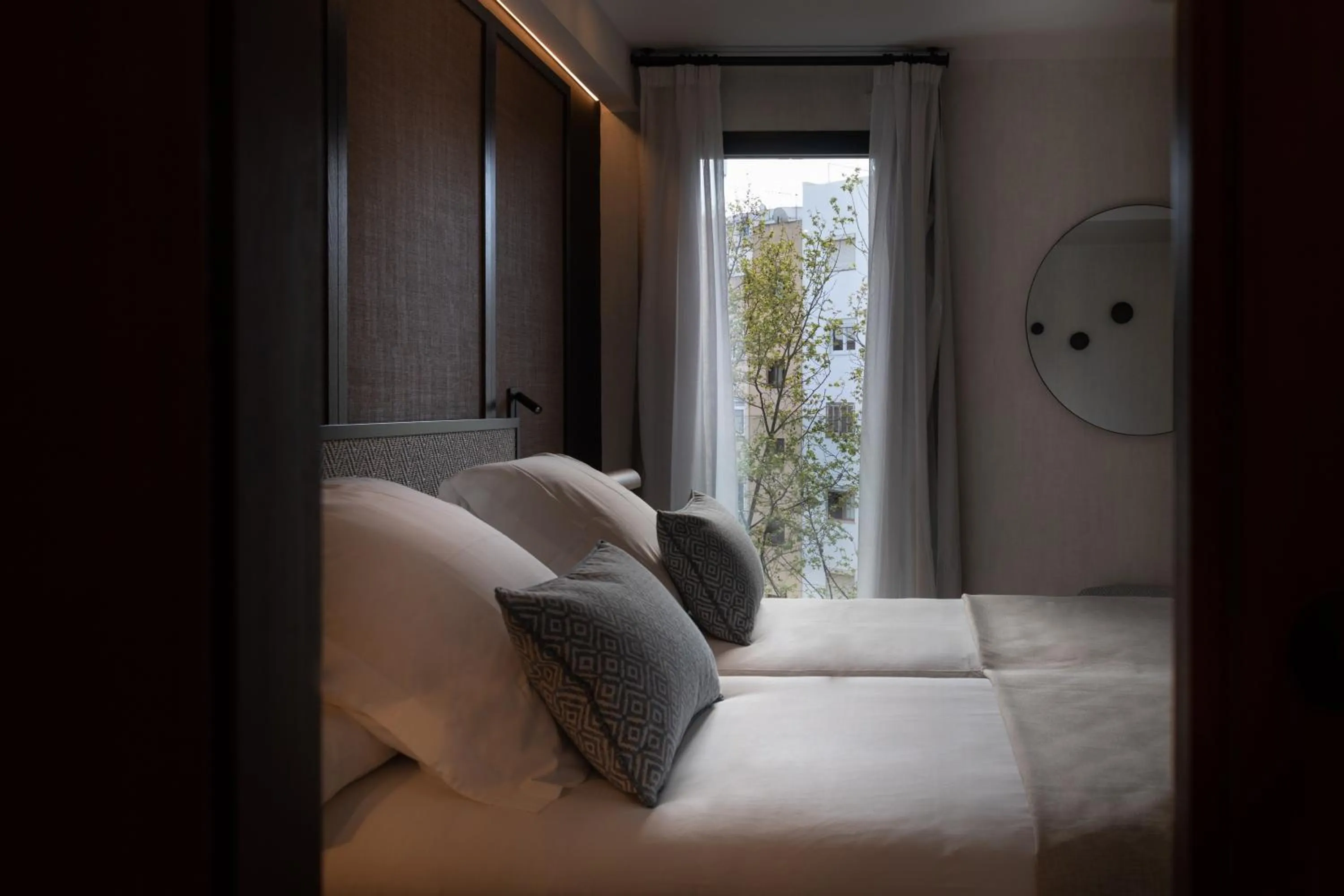 Decorative detail, Bed in JS Palma Plaza